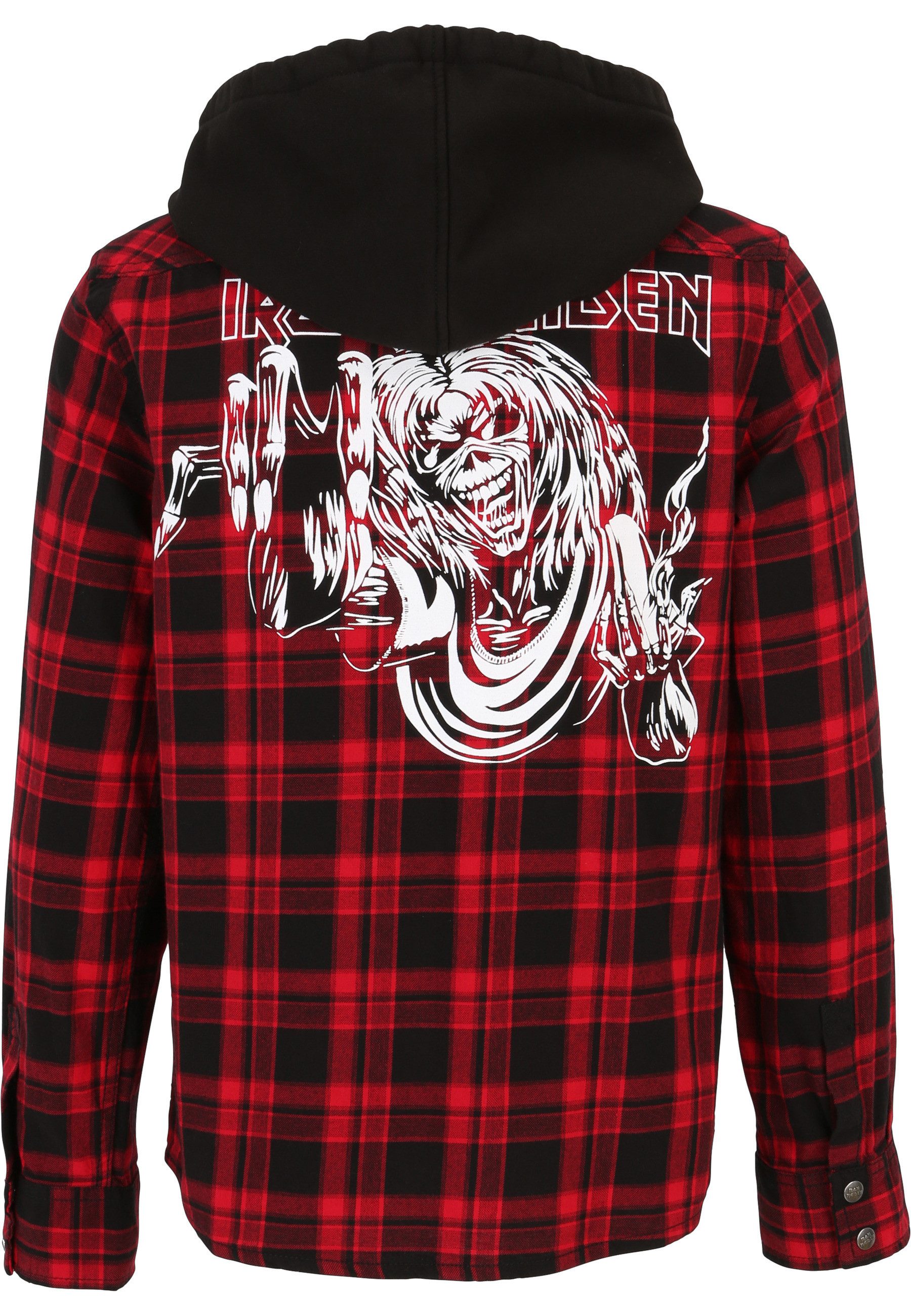 Brandit Langmantel Brandit Iron Maiden Checkshirt Sweathood