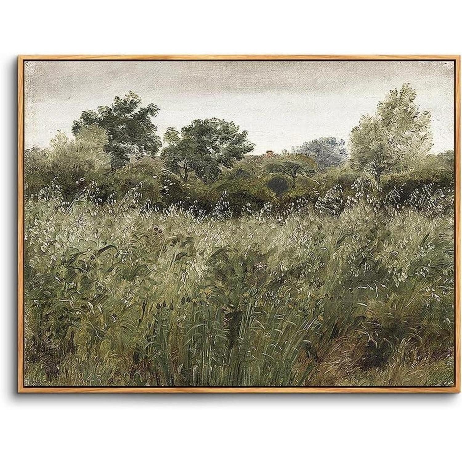 hyidecorart Bild mit Rahmen Vintage Leinwandbilder mit Holzrahmen 30x40 cm günstig online kaufen