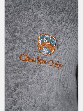 Charles Colby Bademantel LORD CURET, Langform, Baumwolle, Kimono-Kragen, Gürtel, aus angenehm weichem Frottier