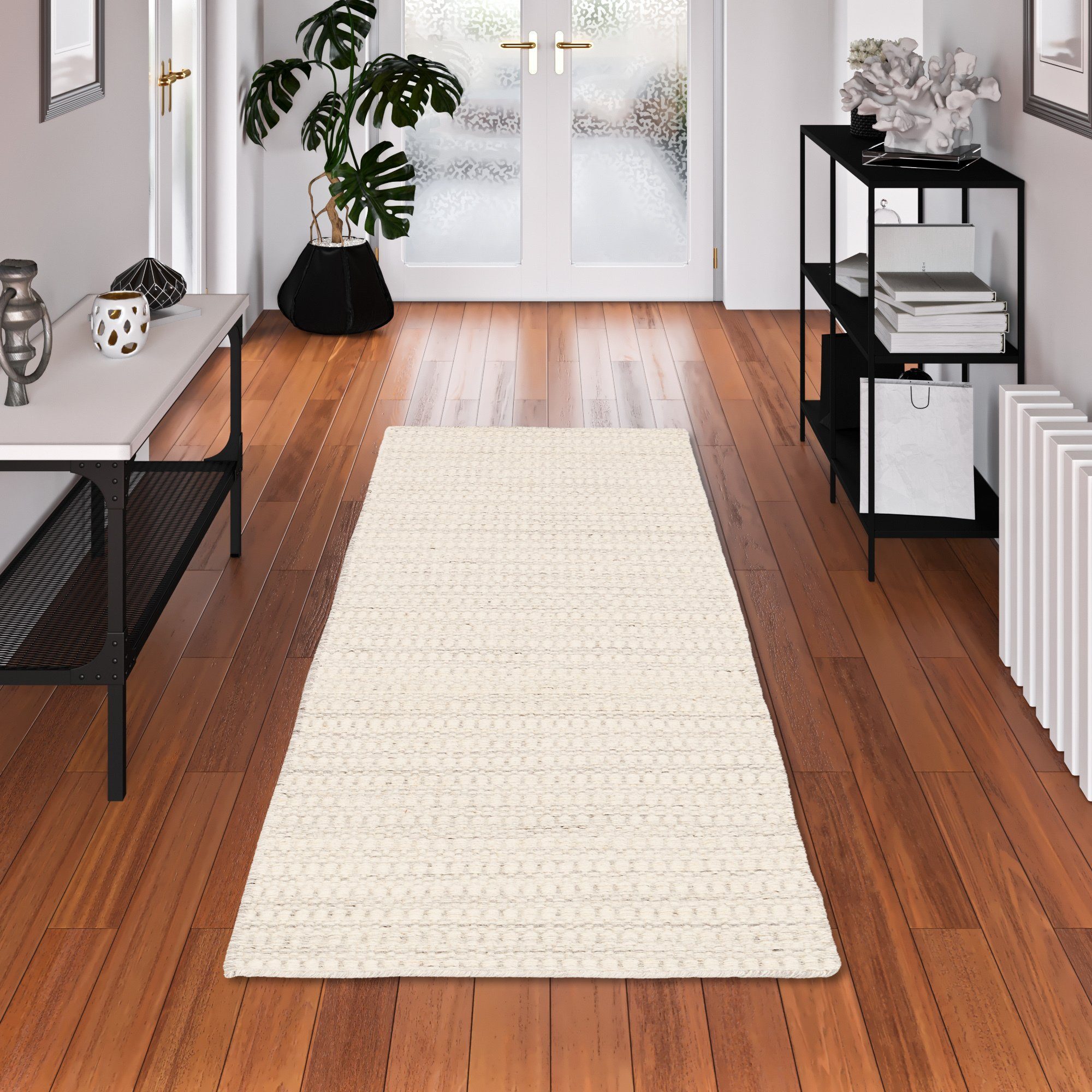 Pergamon Läufer Natur Teppich Läufer Wolle günstig online kaufen