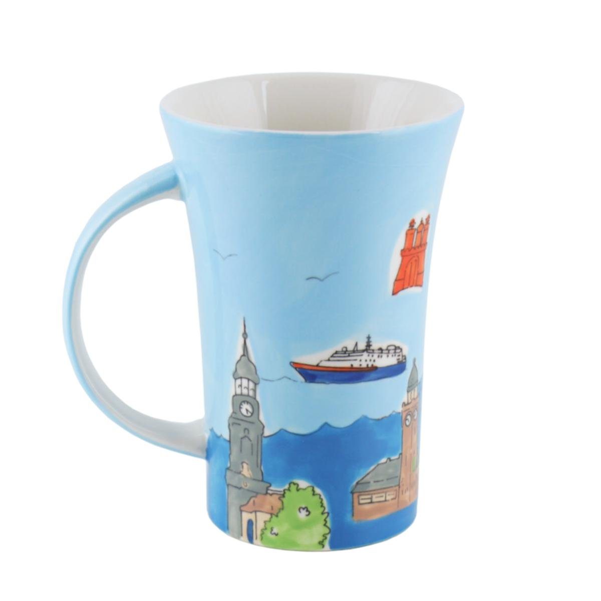 Mila Becher Mila Keramik Städte-Becher Coffee-Pot Hamburg Shanty, Keramik