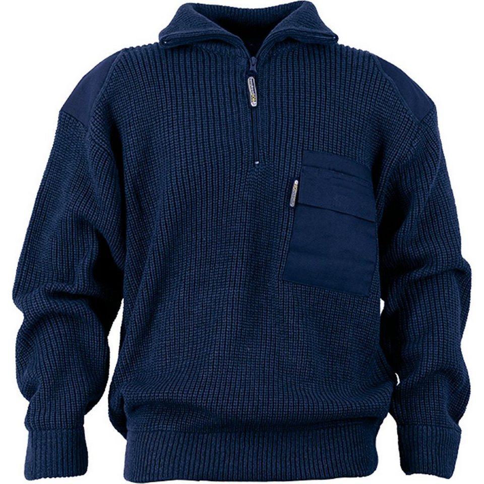 Terratrend Job Pullover & Shorts Troyer Pullover marine, Der Roadsign  Pullover überzeugt durch hohen Tragekomfort und angenehmen Stoff