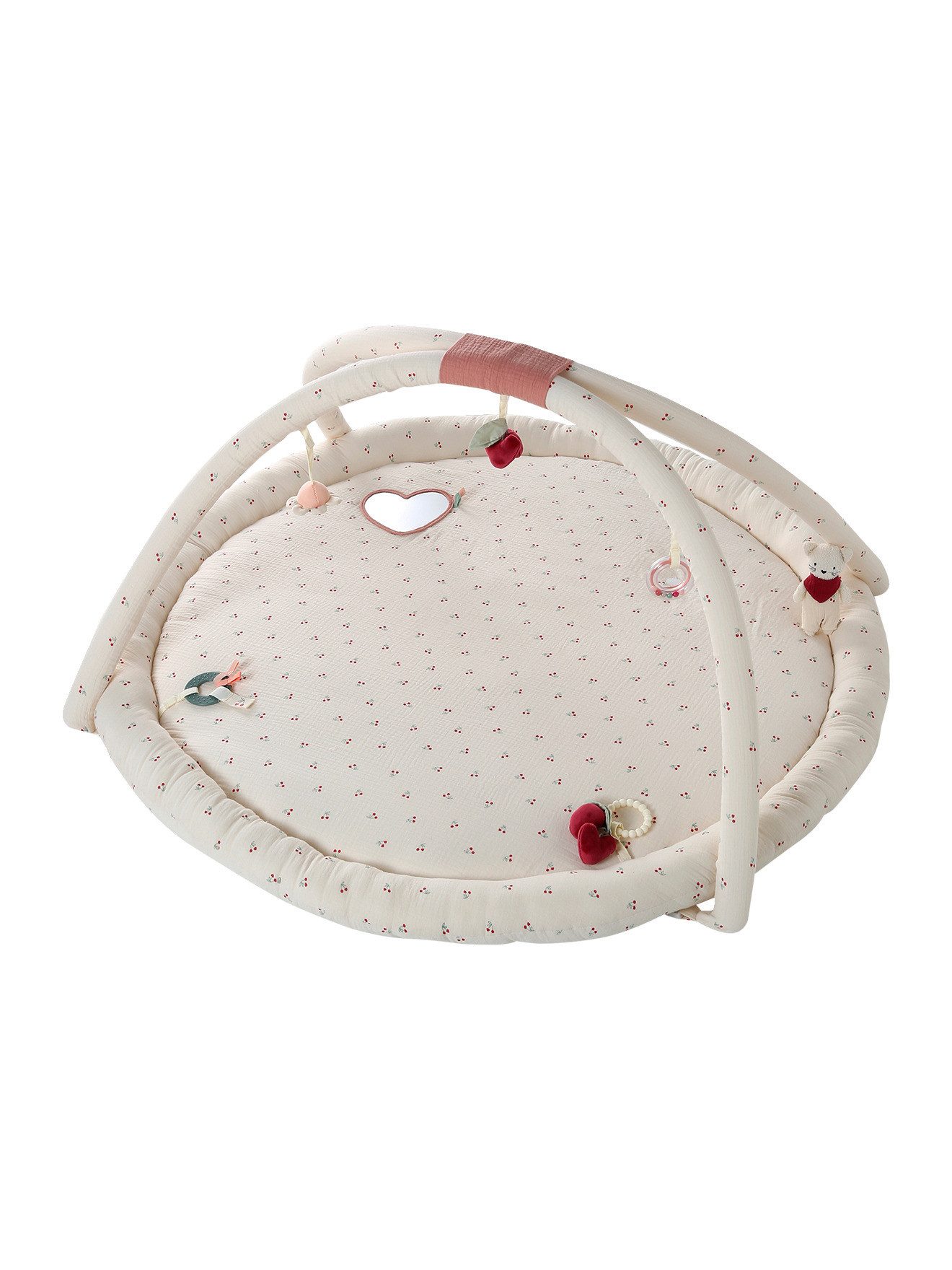 Krabbeldecke Baby Activity-Decke mit Spielbogen & Umrandung, vertbaudet