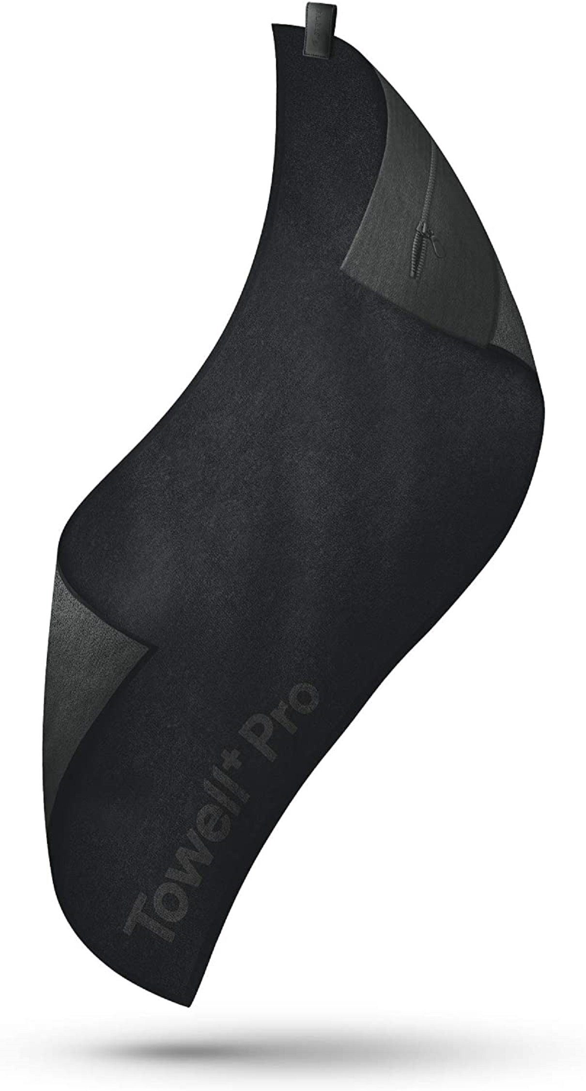 Sporthandtuch Towell + Pro (105 cm x 42,5 cm) All Black