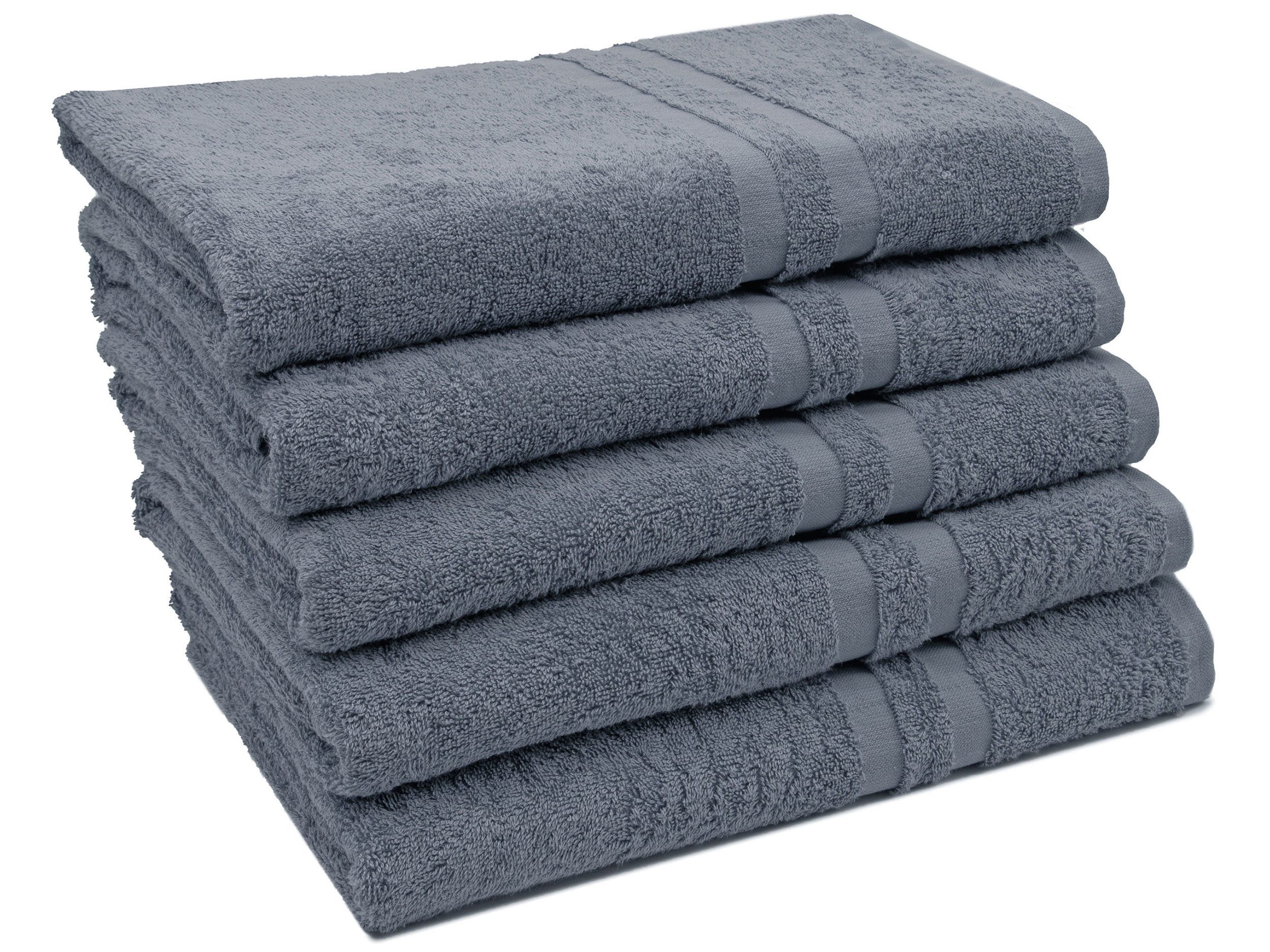 ZOLLNER Duschtücher, Walkfrottier (5-St), 70 x günstig online kaufen
