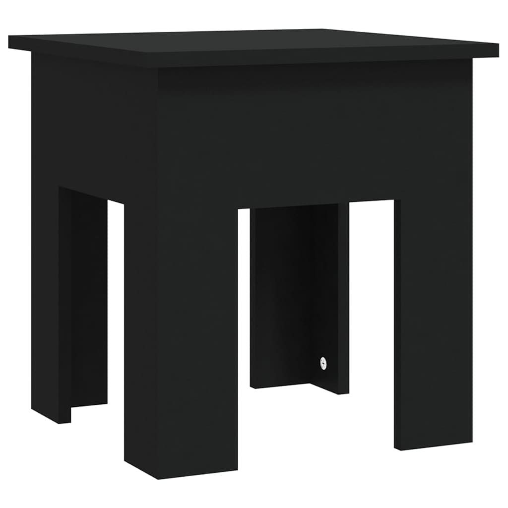 vidaXL Couchtisch Couchtisch Schwarz 40x40x42 cm Holzwerkstoff (1-St)