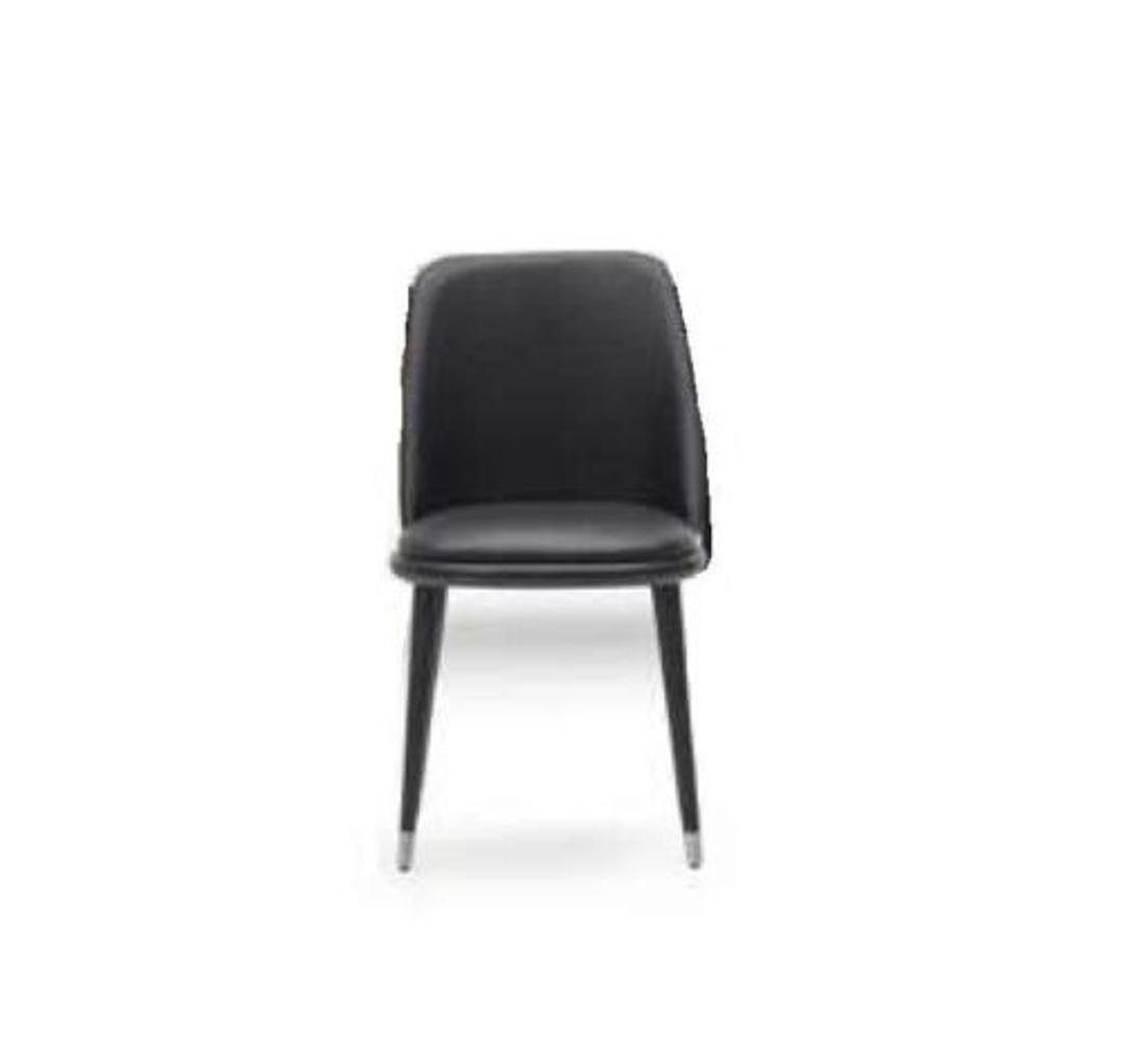 in schwarze Stühlen + Farbe Stühle 1x Esstisch Made (8-St., + 1x bequem, moderner Esszimmer-Set Anrichte), Europa 6x 8-teiliges mit Küchenset JVmoebel Stil