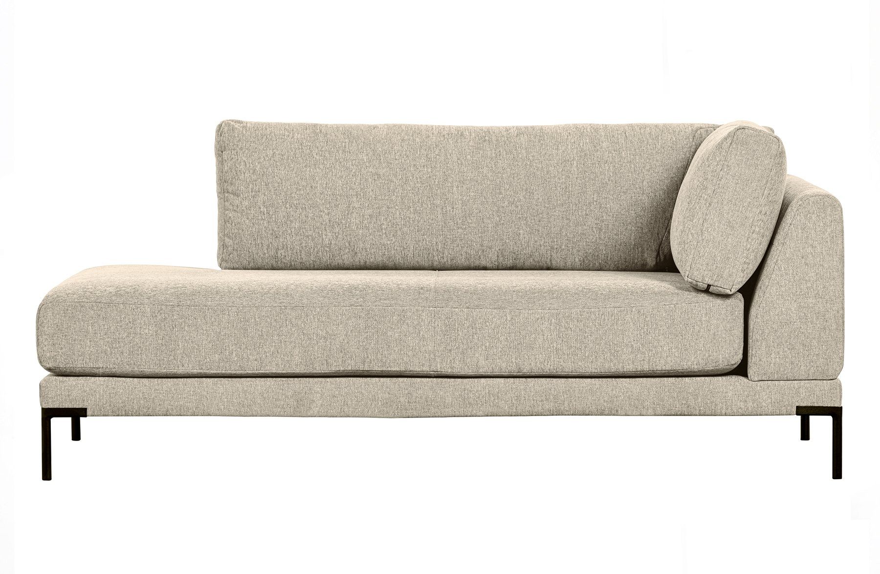 Sofaelement Longchair freistellbar Links vtwonen Stoff Couple Sand, -