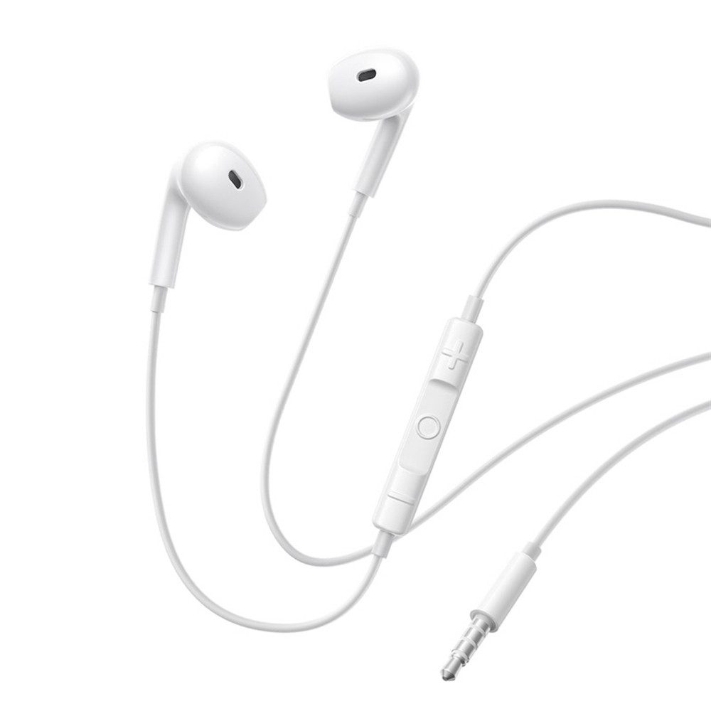 Baseus Baseus Encok HZ19 Kabelgebundene In-Ear Kopfhörer Weiß In-Ear-Kopfhörer