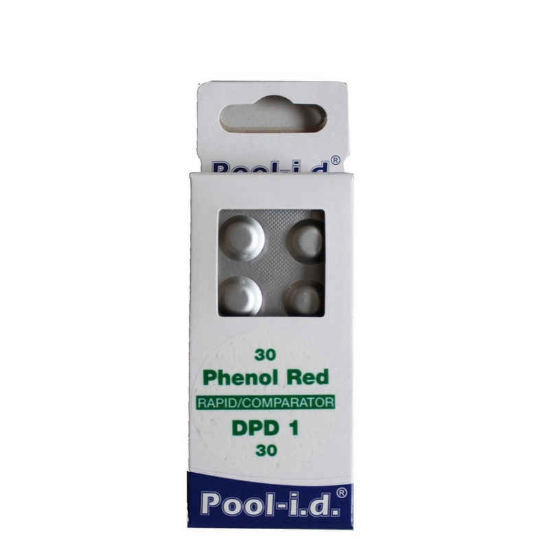 WATER-I.D. Chlortabletten Testtabletten Set für Chlor / pH 2 x 30 Stk Testgerät manuell Wasseran