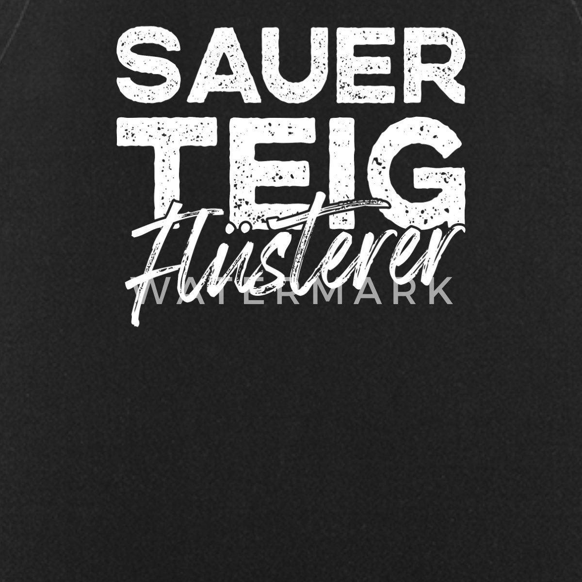 Spreadshirt Kochschürze Sauerteig Flüsterer Backen Koch Kochschürze, (1-tlg)