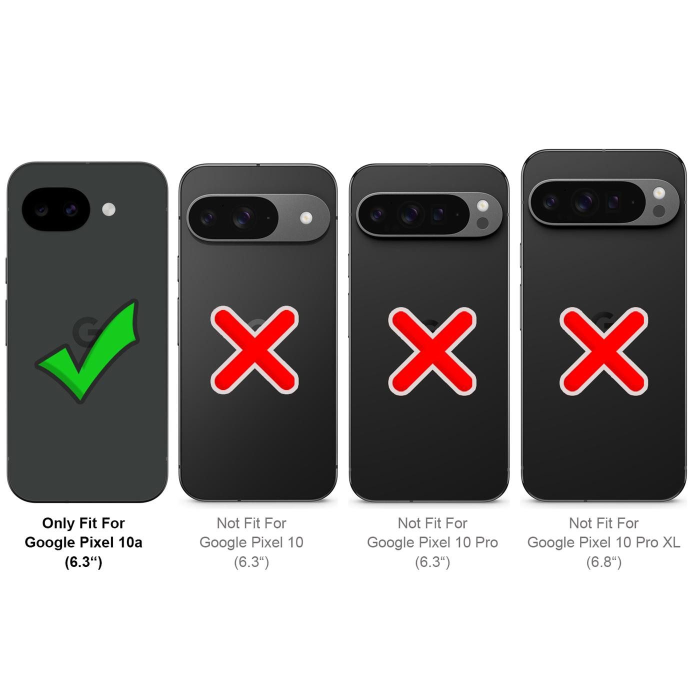 CoolGadget Handyhülle Carbon Handy Hülle für Google Pixel 10a 6,3 Zoll, robuste Telefonhülle Case Schutzhülle für Pixel 10a Hülle – Bild 3 von 5