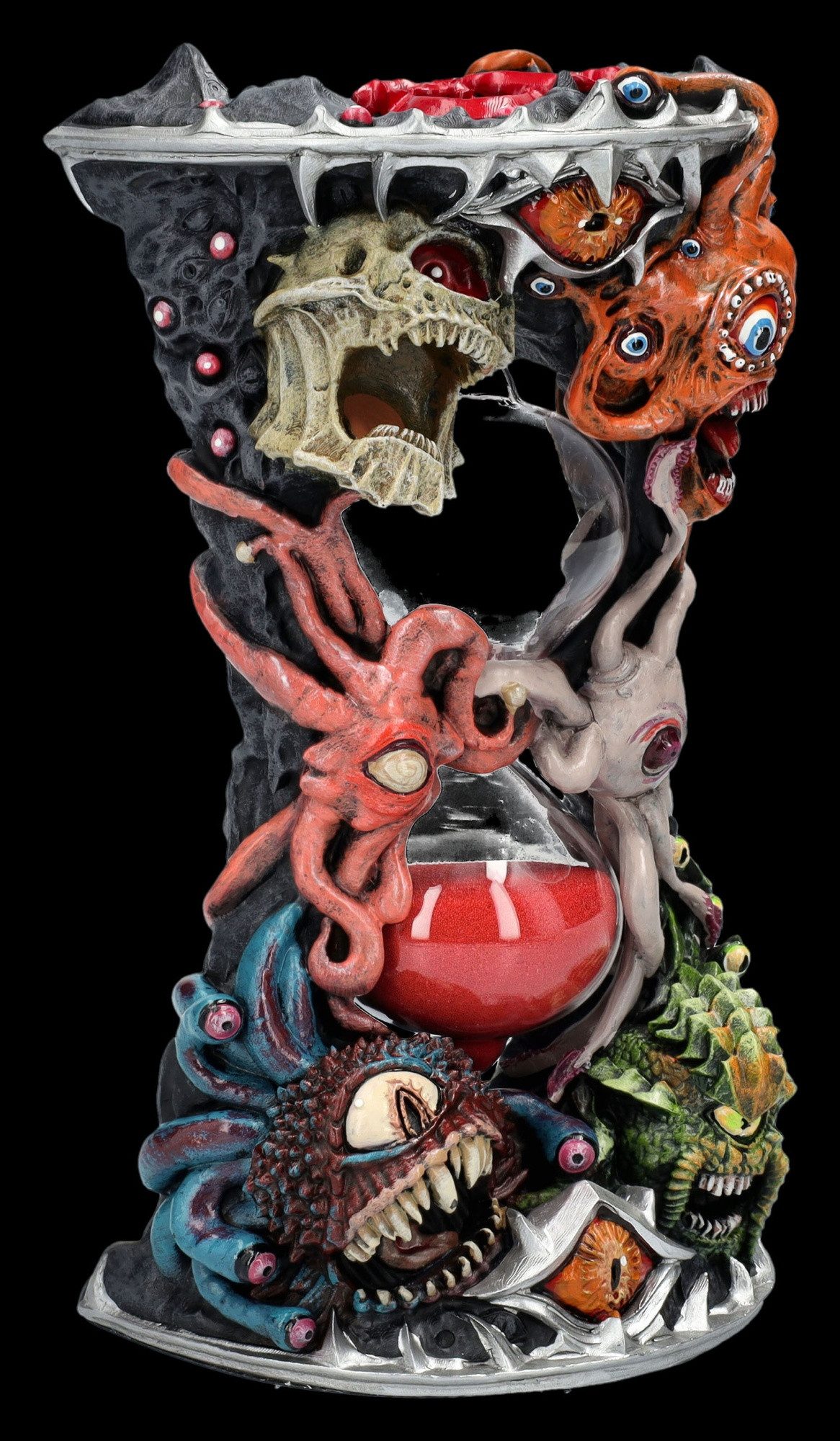 Figuren Shop GmbH Sanduhr Beholder Sanduhr – Dungeons & Dragons Figur Gothic Dekoration 17.5 cm
