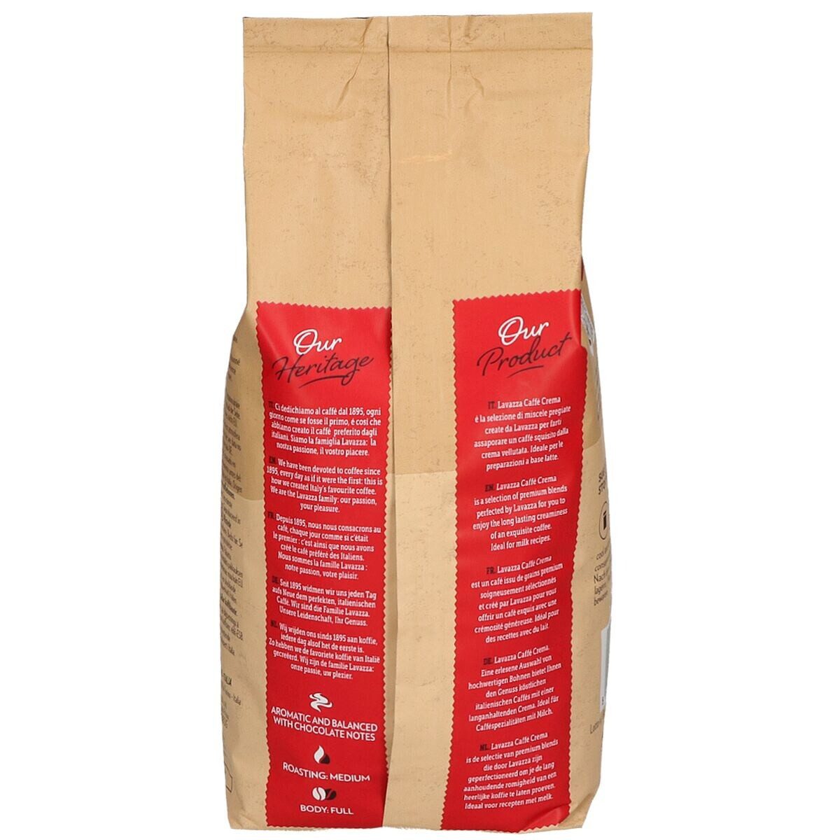 Lavazza Kaffee Caffè Crema Classico (500 g), 500 g, Kaffeebohnen