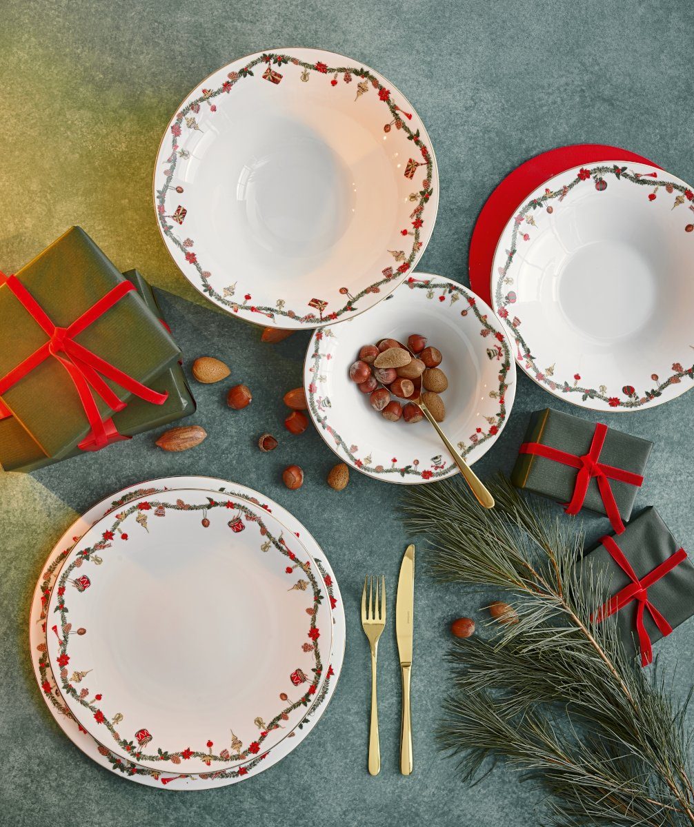 Hutschenreuther Frühstücks-Set Nora Christmas Frühstücksset 18-tlg. – Bild 5 von 5