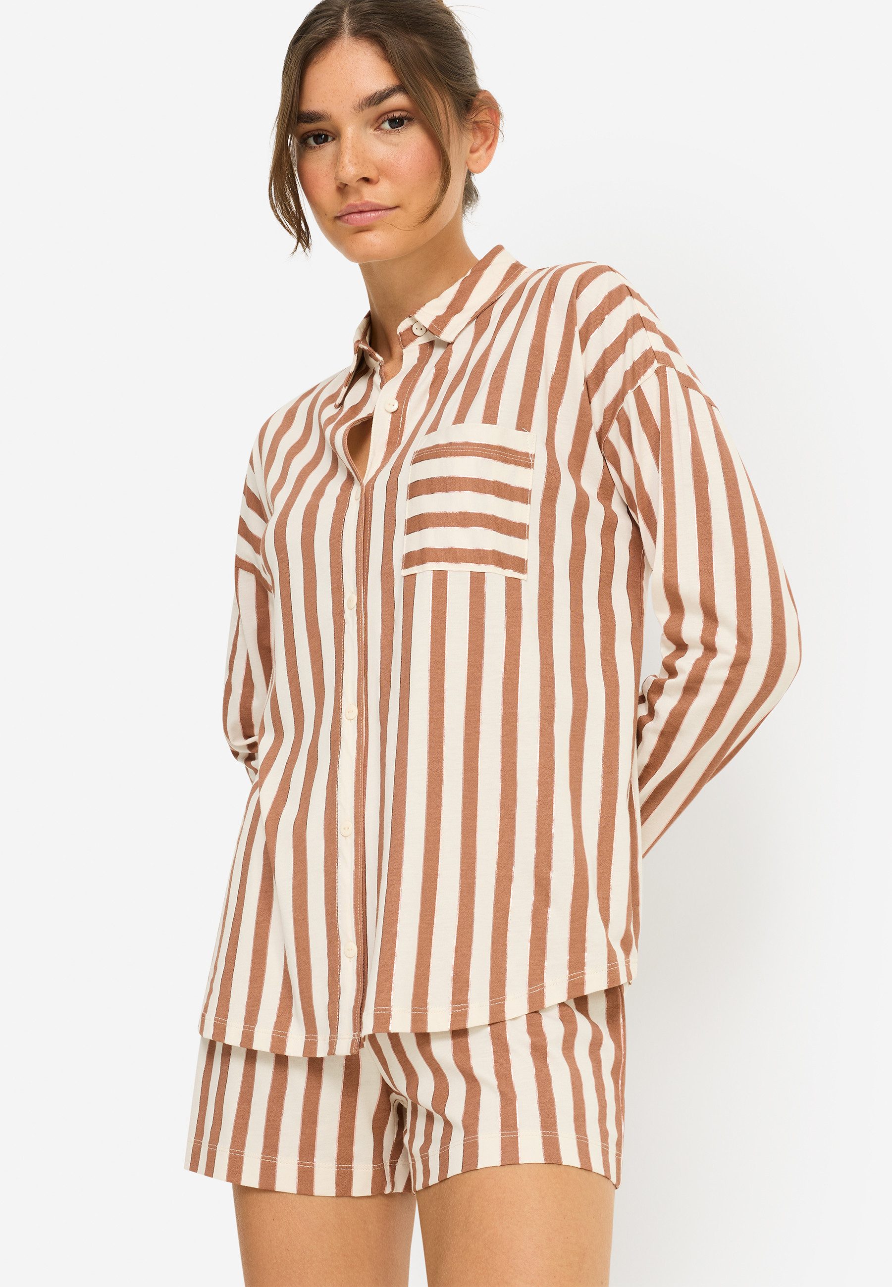 LSCN by LASCANA Shorty (2 tlg., 2-teilig) mit Streifendruck günstig online kaufen