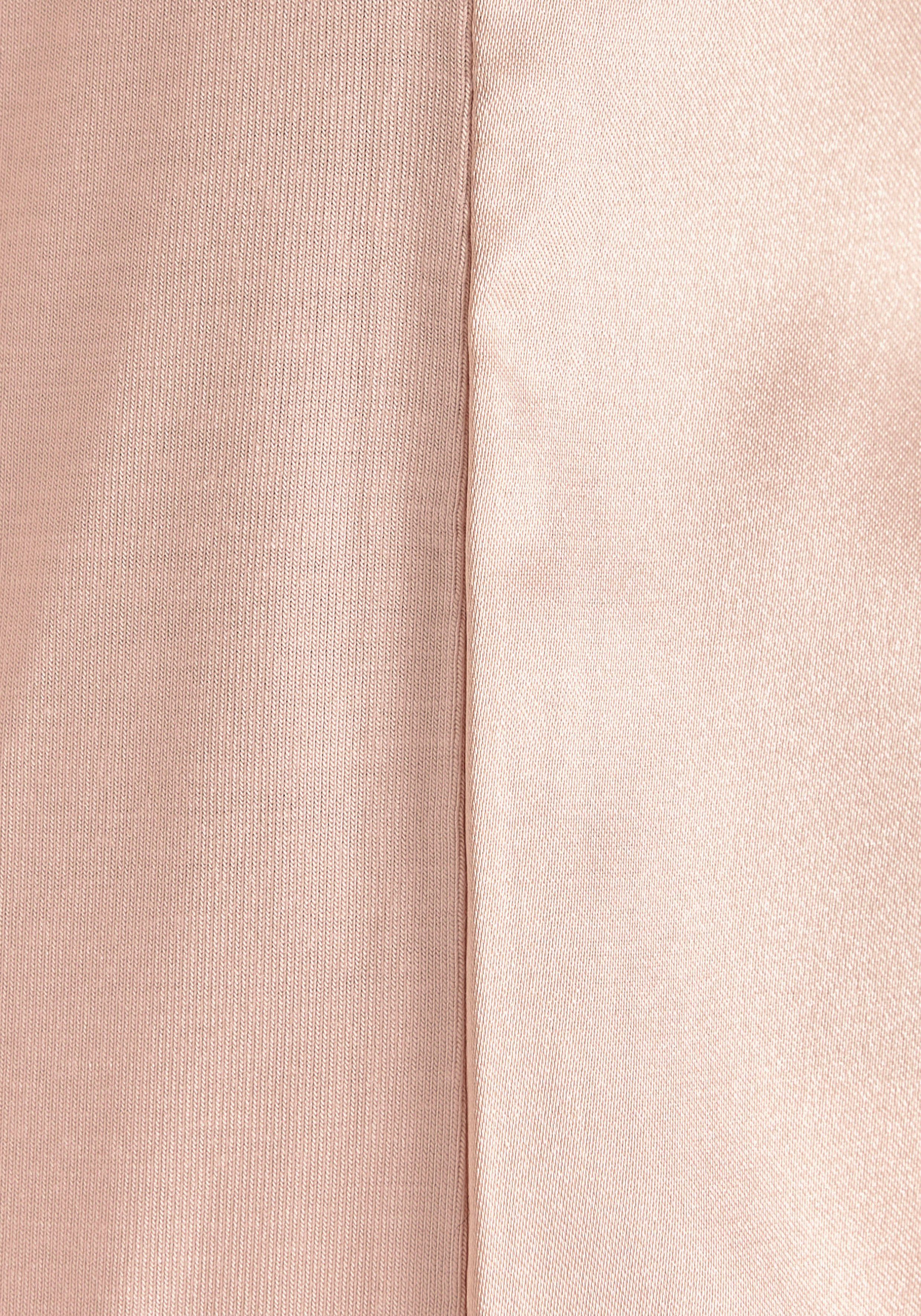 HECHTER PARIS Blusenshirt mit kurzen Ärmeln rosa
