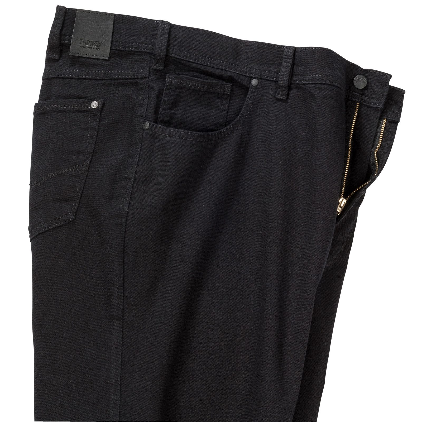 Pionier Stretch-Jeans Pioneer Stretch-Jeans schwarz Peter Übergröße