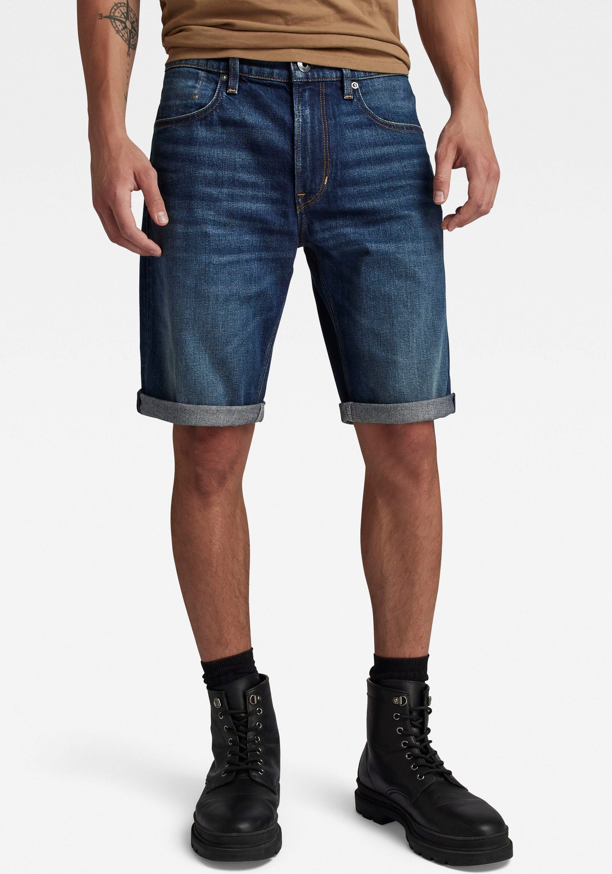G-STAR Jeansshorts Mosa mit Umschlagsaum günstig online kaufen