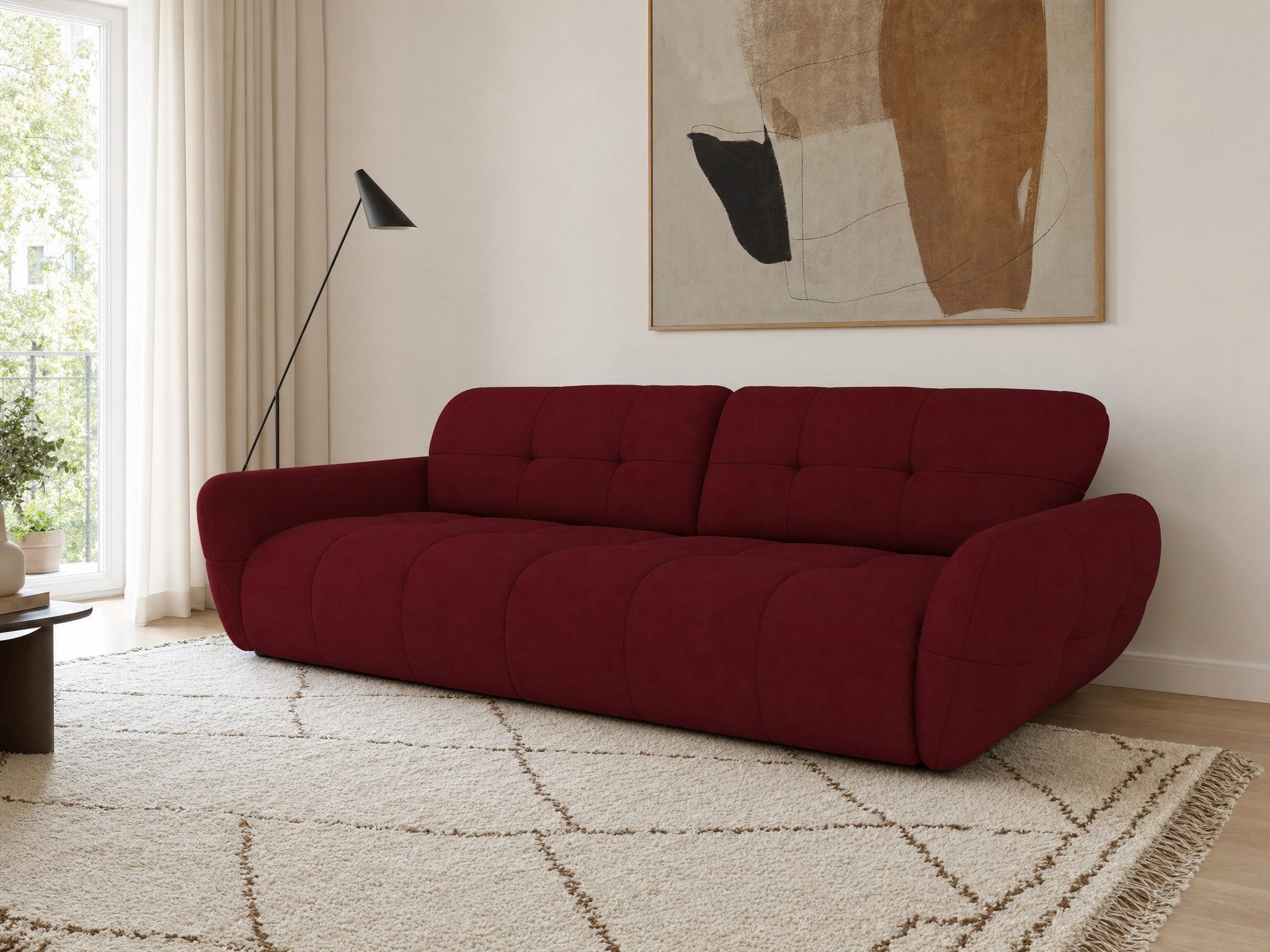 foamnova Big-Sofa Vannes, B 312 cm, als Dauerschläfer nutzbar, Giga-Sofa, Loungesofa, sehr breit und komfortabel