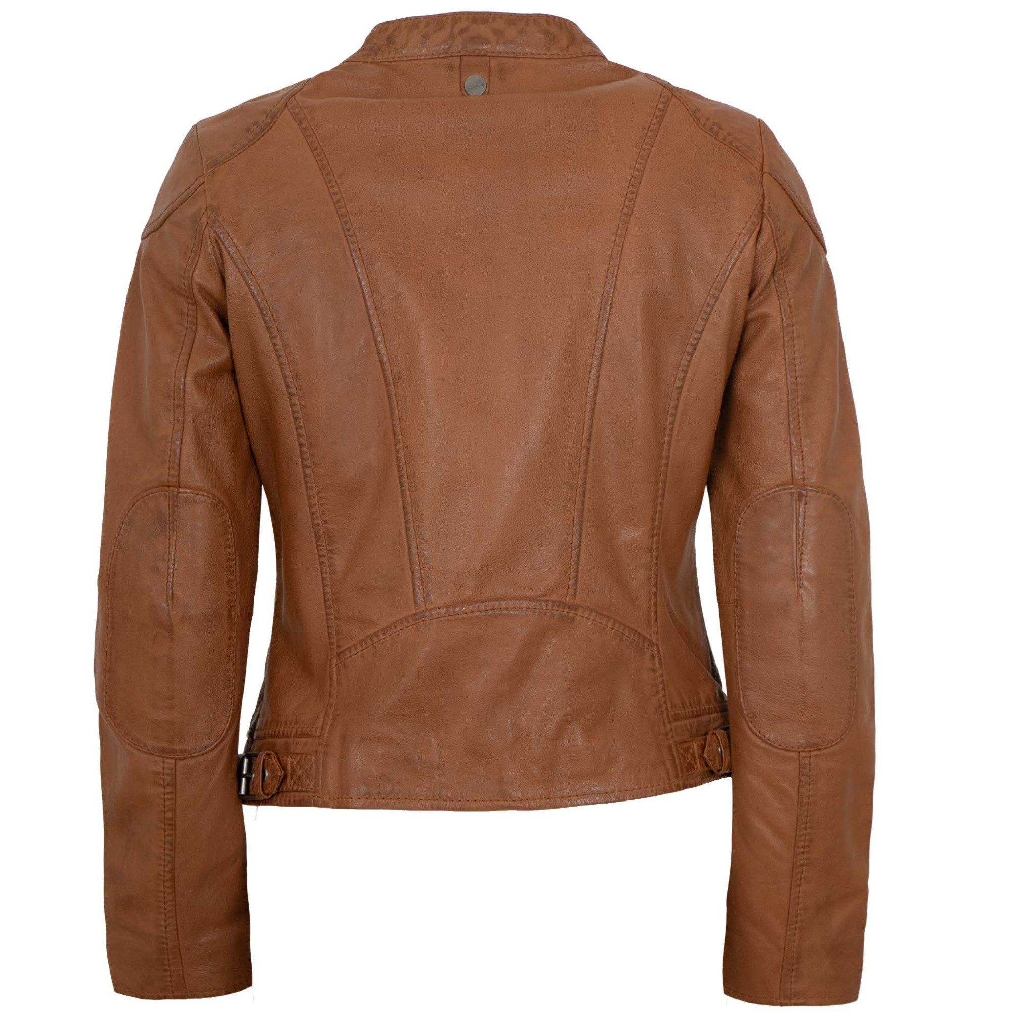 Mauritius Lederjacke MWMaithe Mauritius - Damen Lederjacke Lammnappa cognac