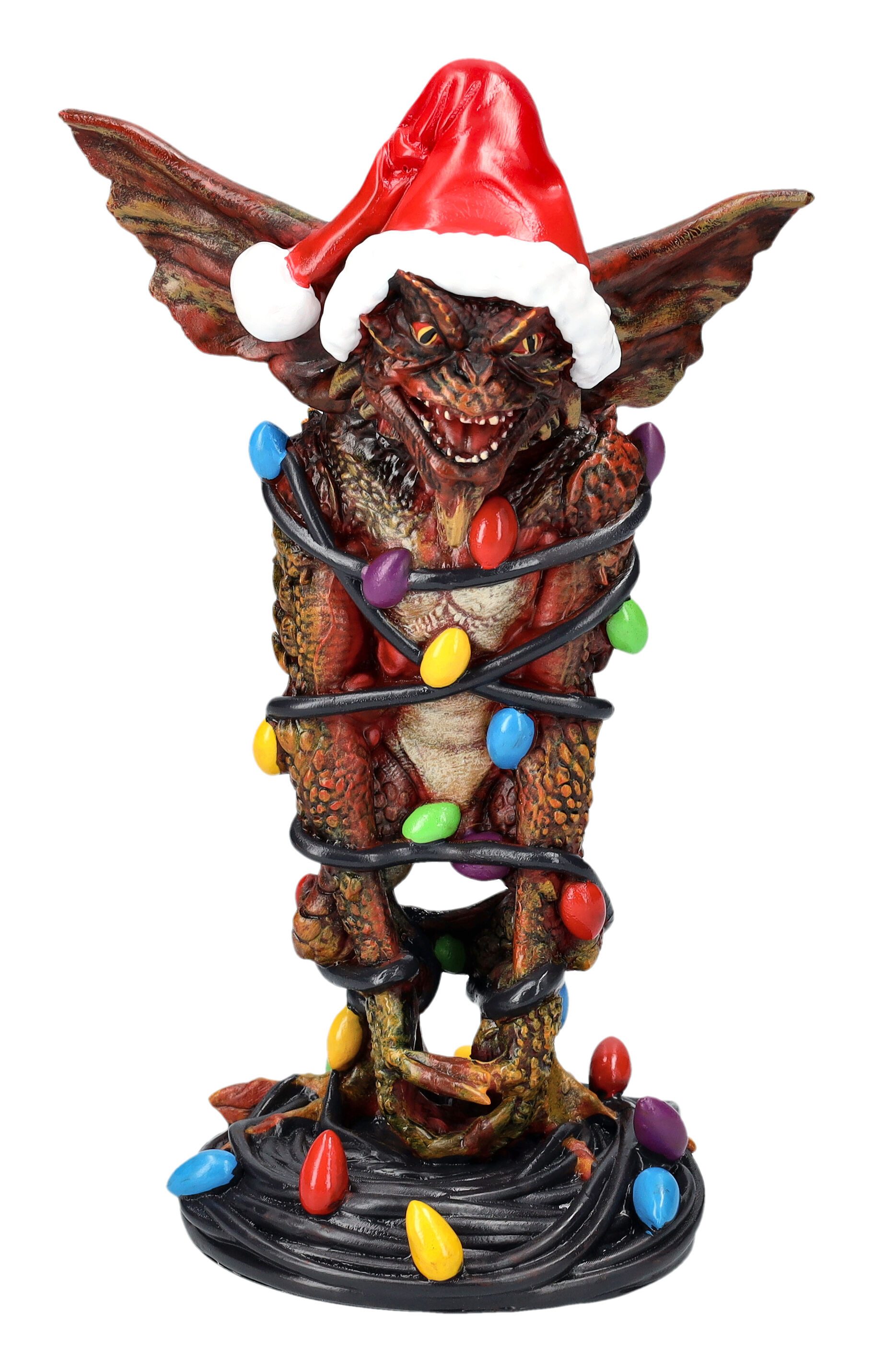 Figuren Shop GmbH Dekofigur Gremlins Figur - Mohawk mit Lichterkette - Weihnachten Horror