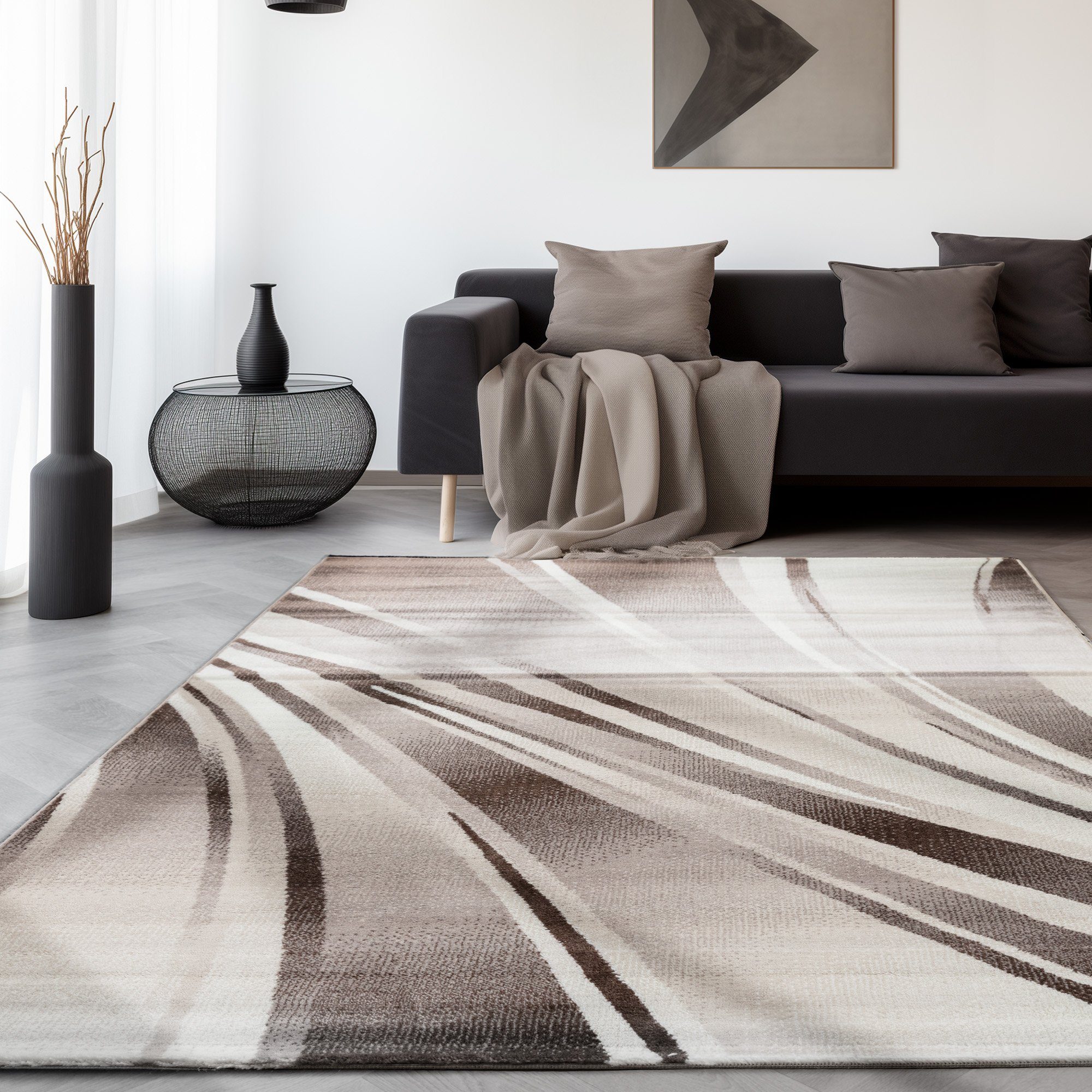 SIMPEX24 Designteppich Abstrakt Wellen Design, Läufer, günstig online kaufen