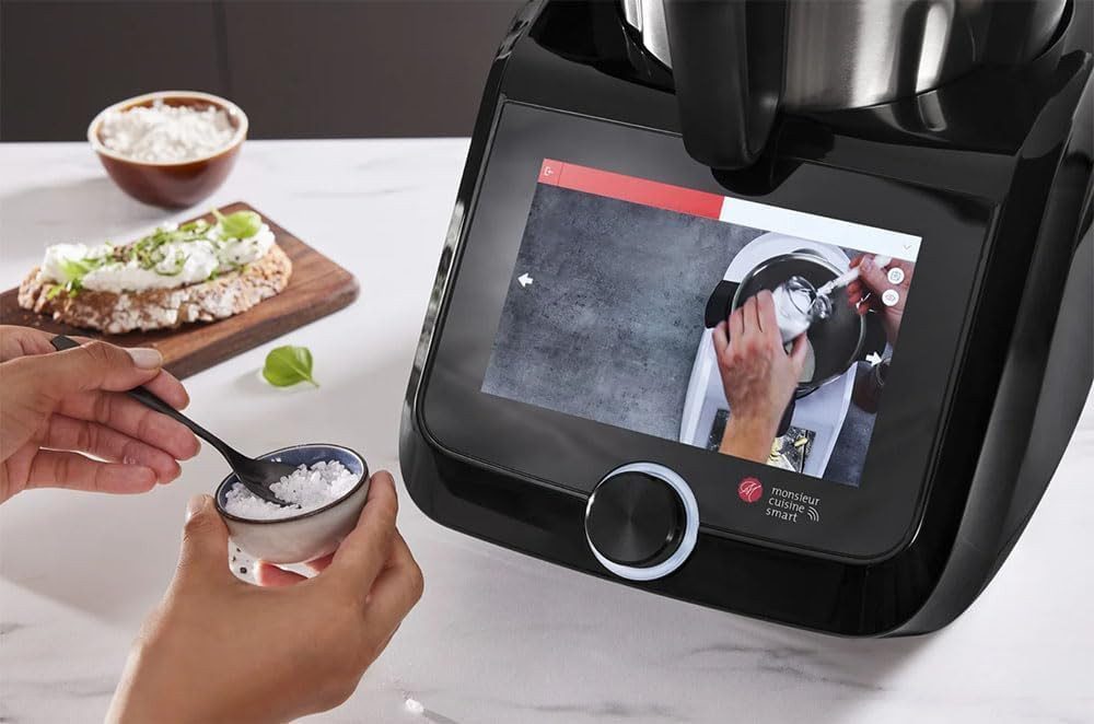 SilverCrest Küchenmaschine Monsieur Cuisine smart SKMS 1200 C1, 1200 W, 3 l Schüssel, WLAN-Funktion