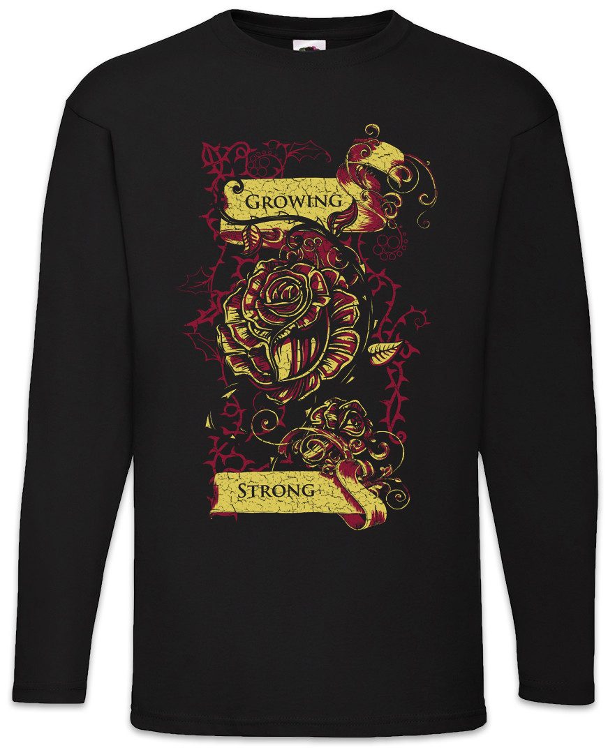 Langarmshirt Growing Strong Langarm T-Shirt Game Of Stark Symbol Thrones Winter Is
