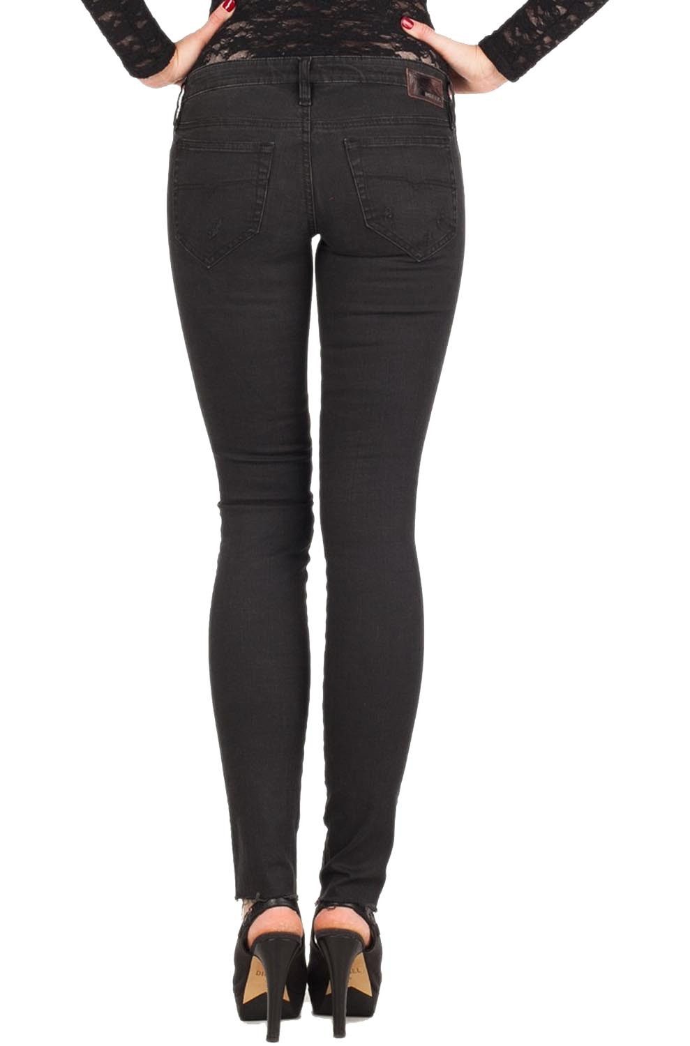 Diesel Skinny-fit-Jeans Diesel Skinzee-Low 0671L Damen Jeans Hose Skinny