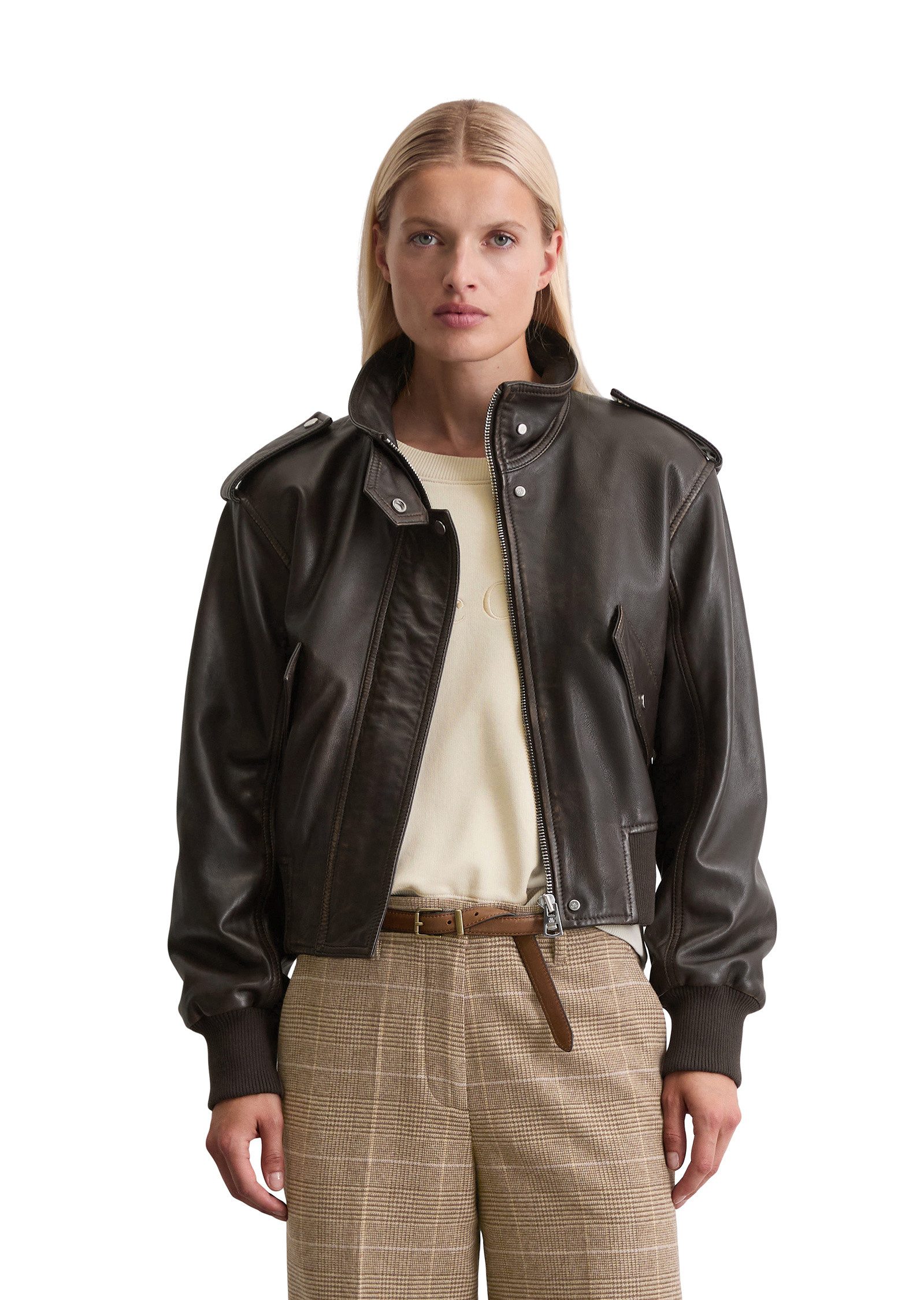 Marc O'Polo Lederjacke aus softem Lammleder günstig online kaufen