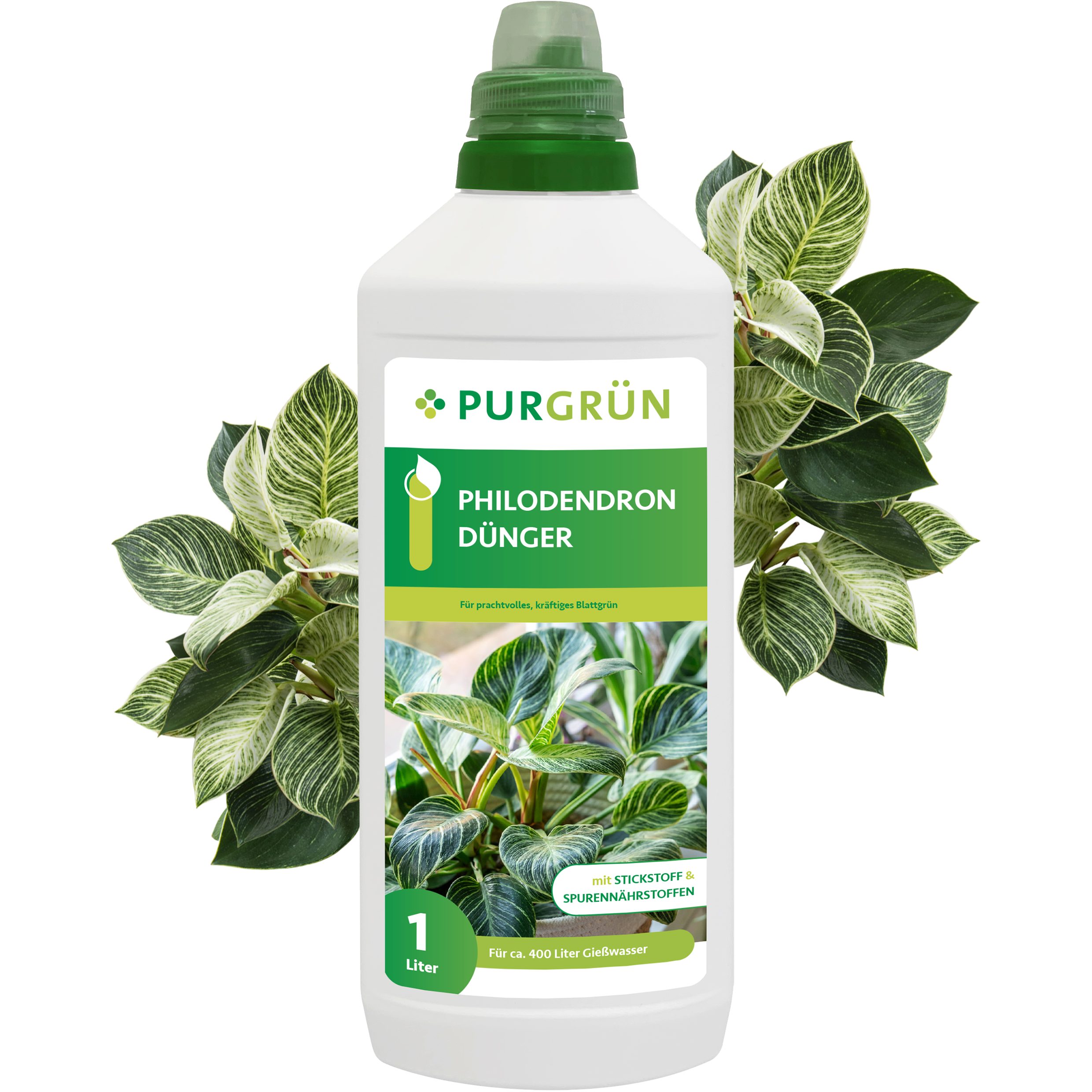 Purgrün Universaldünger Purgrün Philodendron Dünger, NPK 10+4+6, für