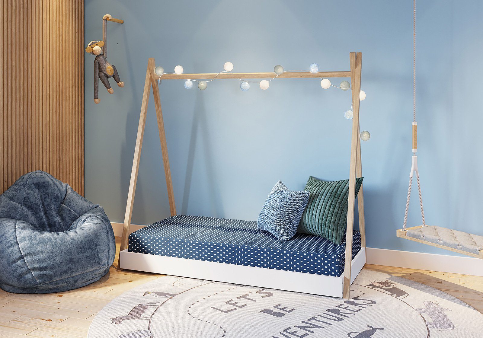 FabiMax Kinderbett Tipi