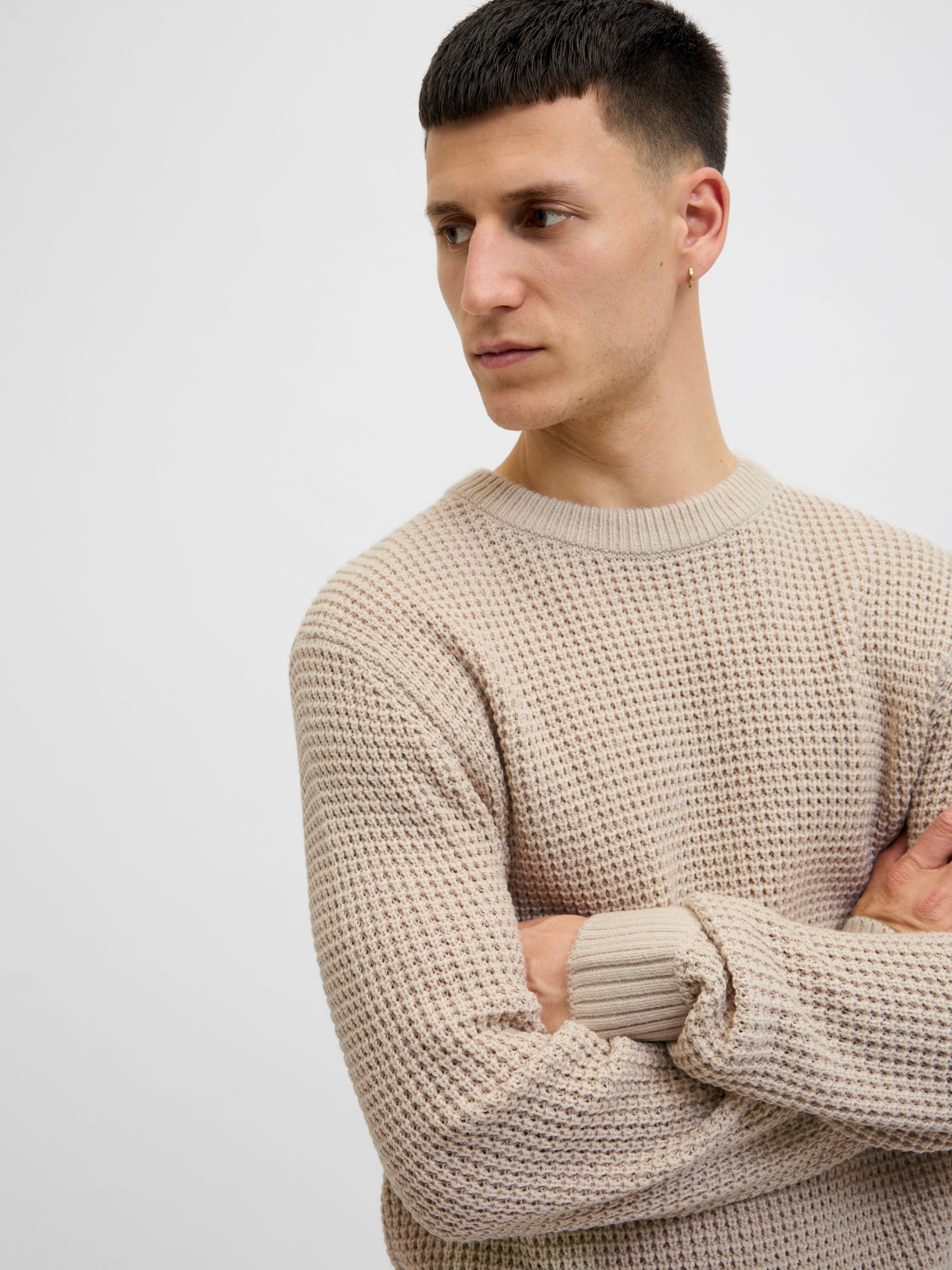 Jack & Jones Strickpullover JJGLOBAL KNIT CREW NECK günstig online kaufen