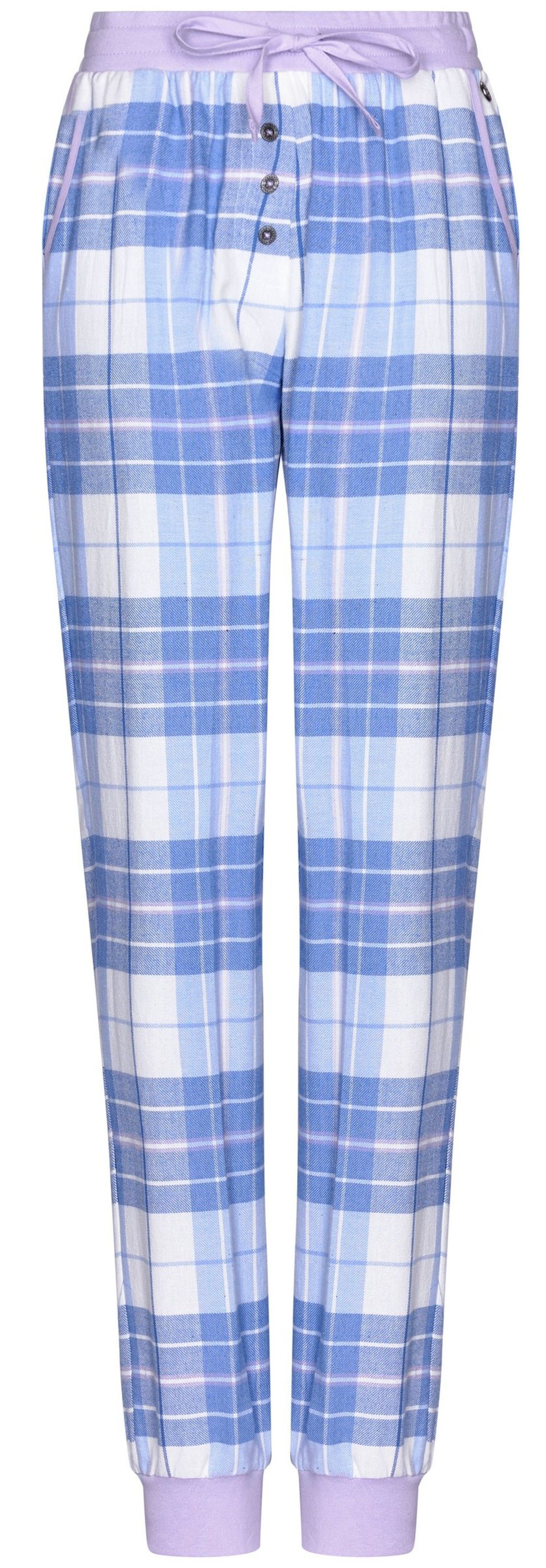 Rebelle Pyjamahose Damen Flanell Pyjamahose (1-tlg) günstig online kaufen