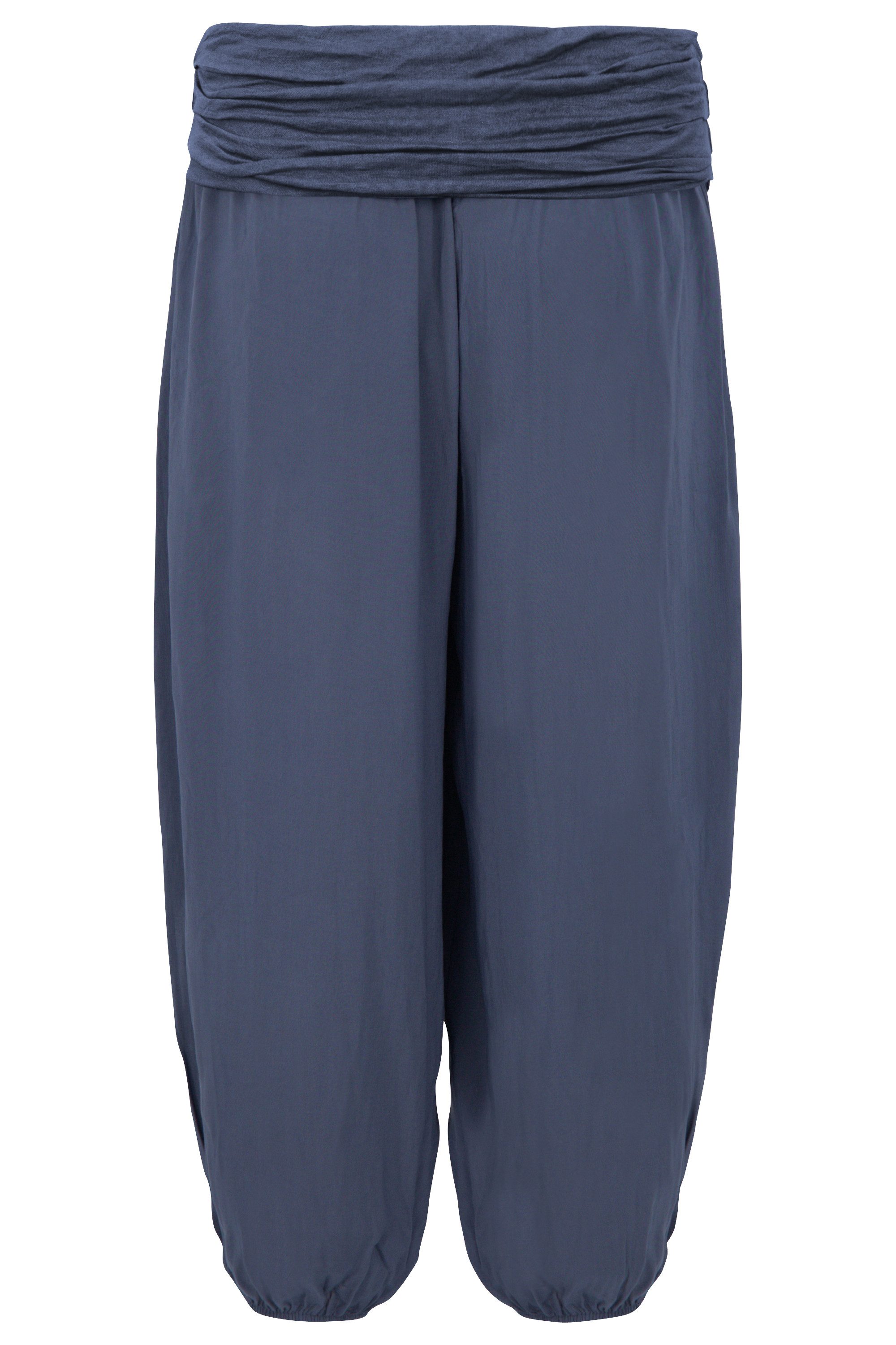 malito more than fashion Haremshose malito Damen Pumphose kurz in Uni Farben, Haremshose zum Tanzen, Damen Haremshose