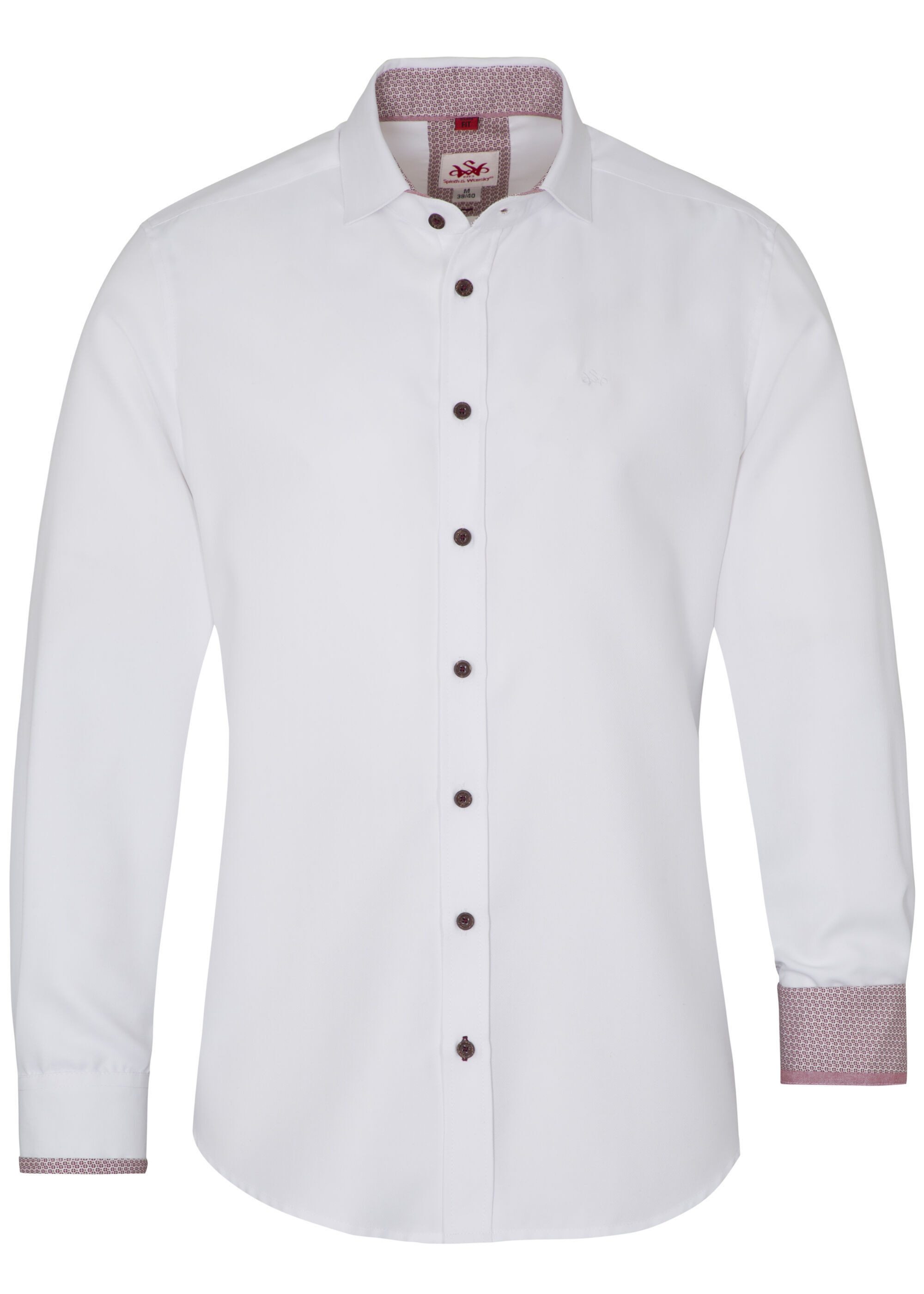 Spieth & Wensky Trachtenhemd Geiselwind Innen Farbliches Muster günstig online kaufen