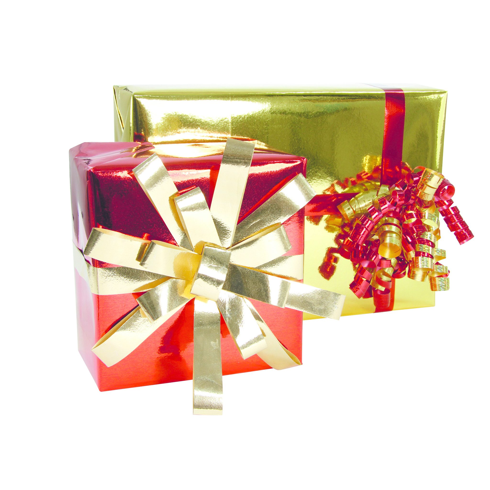 CLAIREFONTAINE Geschenkpapier 50x Geschenkpapier Metallic 50 Rollen 2x0,70m Sort. 354199C, Rolle