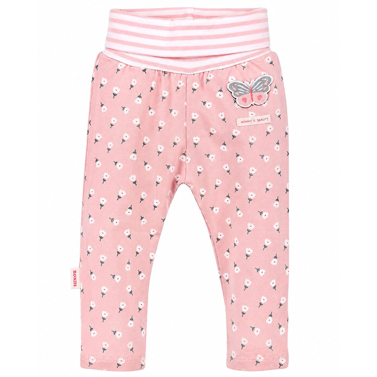 Trachtenlederhose Leggings 'Blumenallover' 93945, Rosa