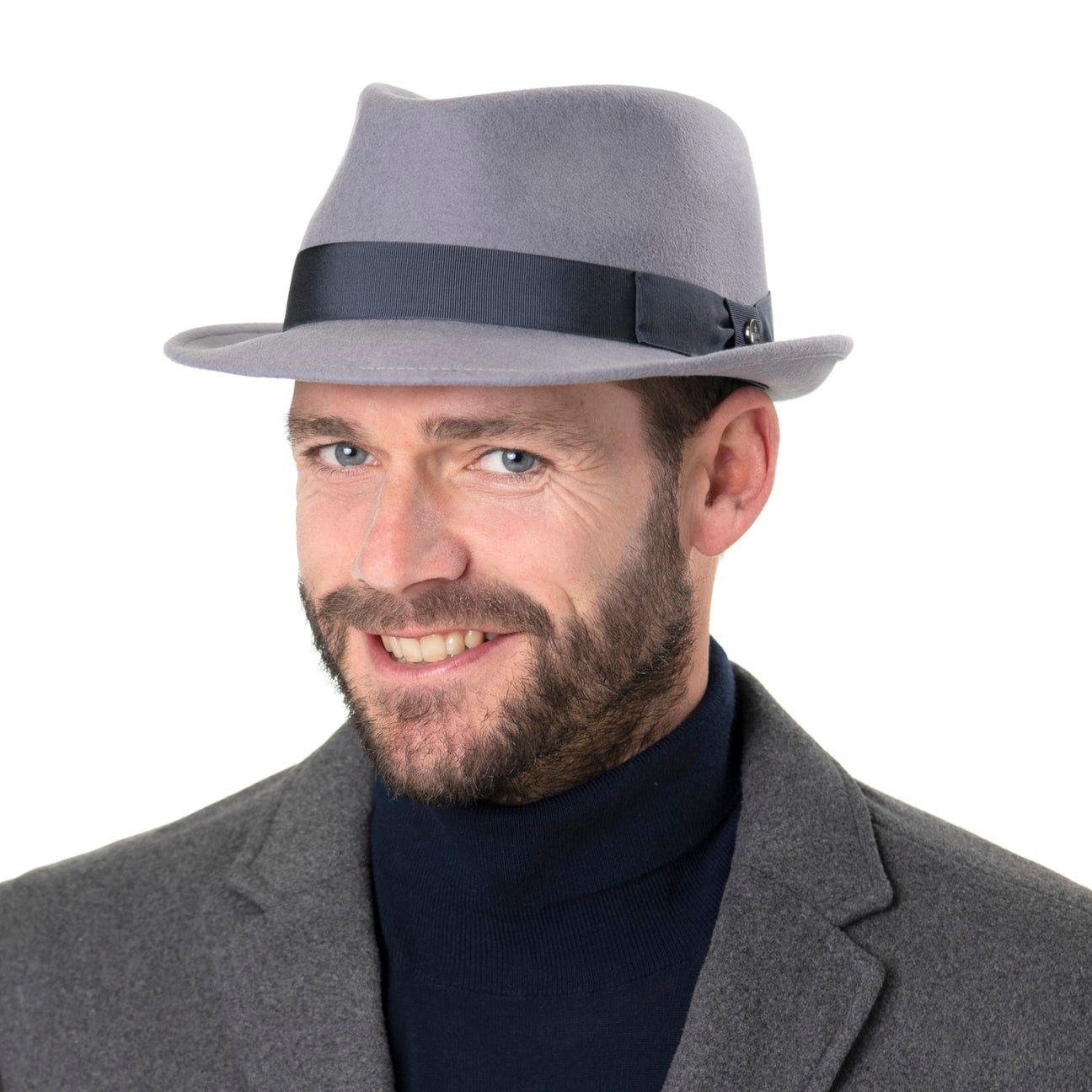 Lierys Trilby (1-St) Herrenhut mit Ripsband, Made in Italy