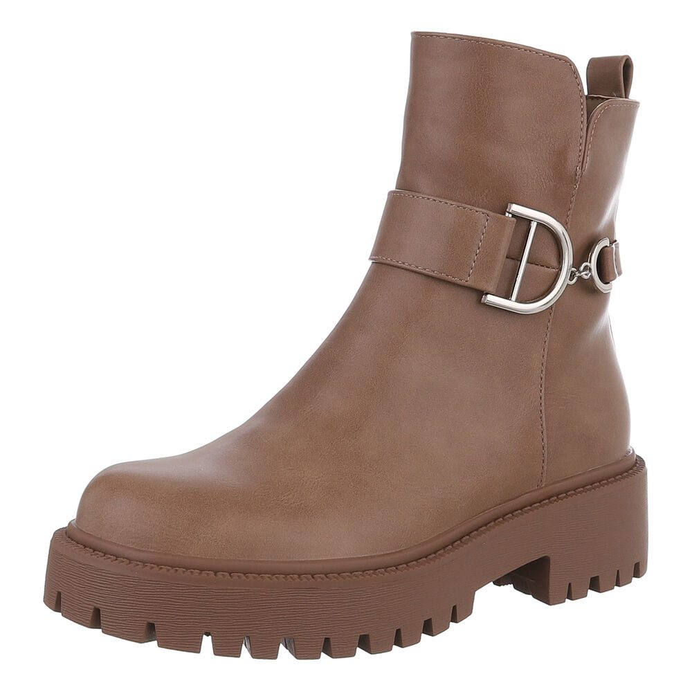 Ital-Design Stylische Ankle-Boots mit Schnalle für günstig online kaufen
