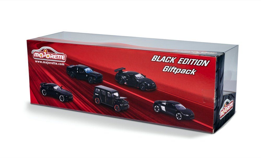majORETTE Spielzeug-Auto Black Edition 5er Pack günstig online kaufen