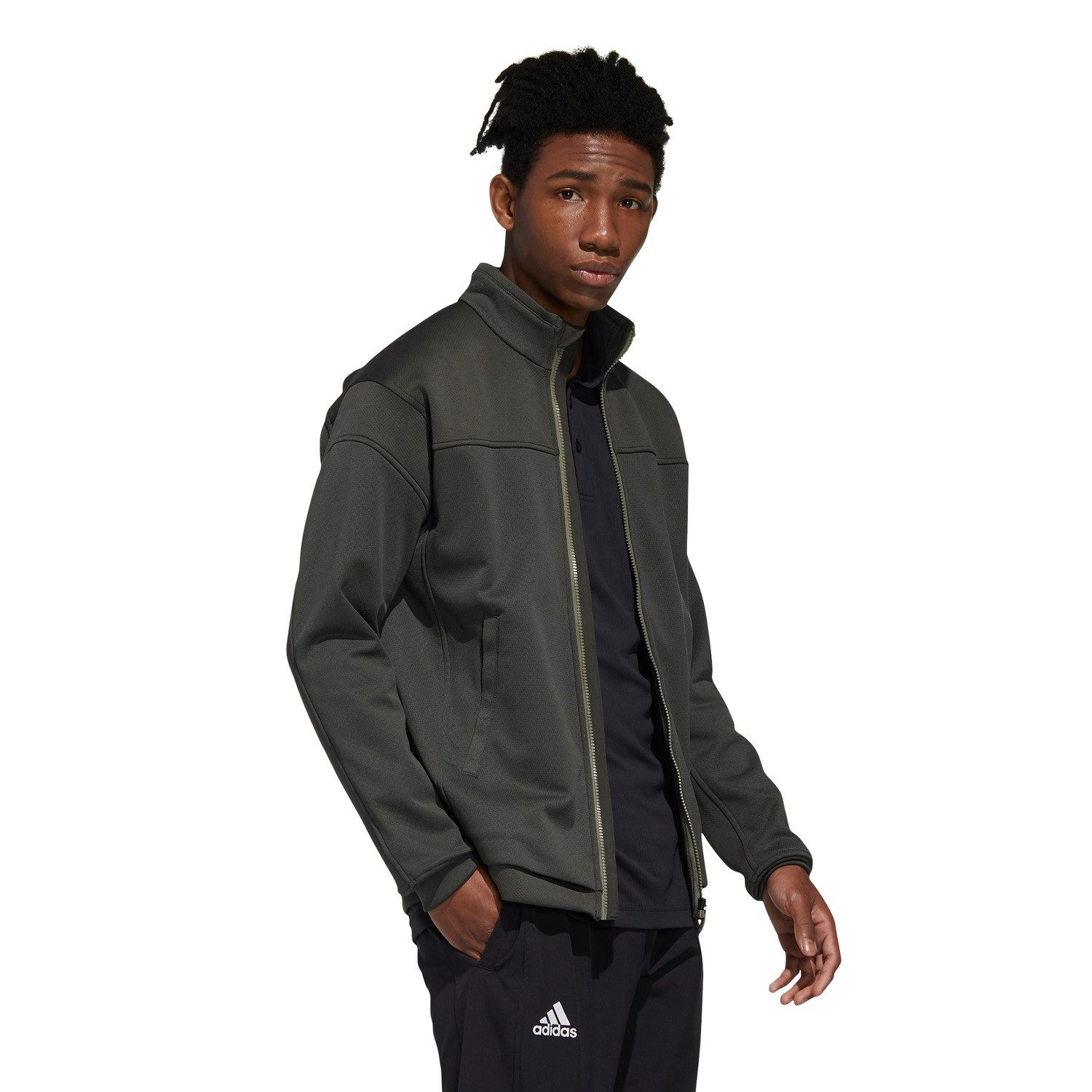 adidas Performance Trainingsjacke Knit braun Herren