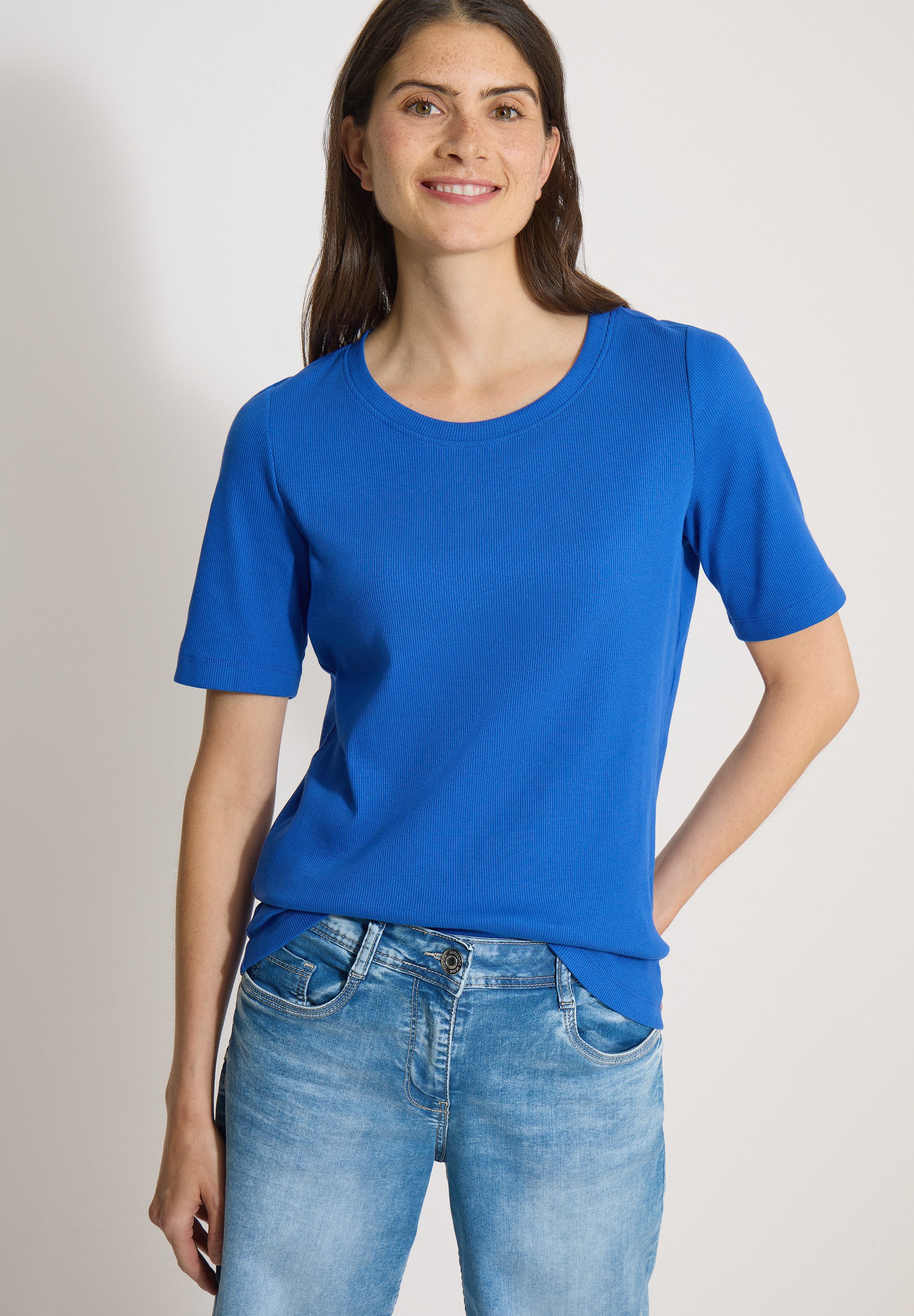 CECIL T-Shirt mit Rundhalsausschnitt