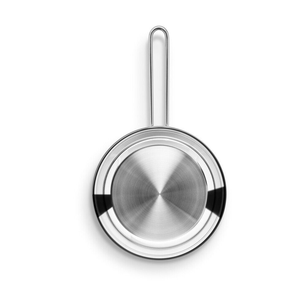 Eva Solo Bratpfanne Bratpfanne 24 cm Stainless Steel, Edelstahl mit Aluminiumkern, spülmaschinenfest, recycelt
