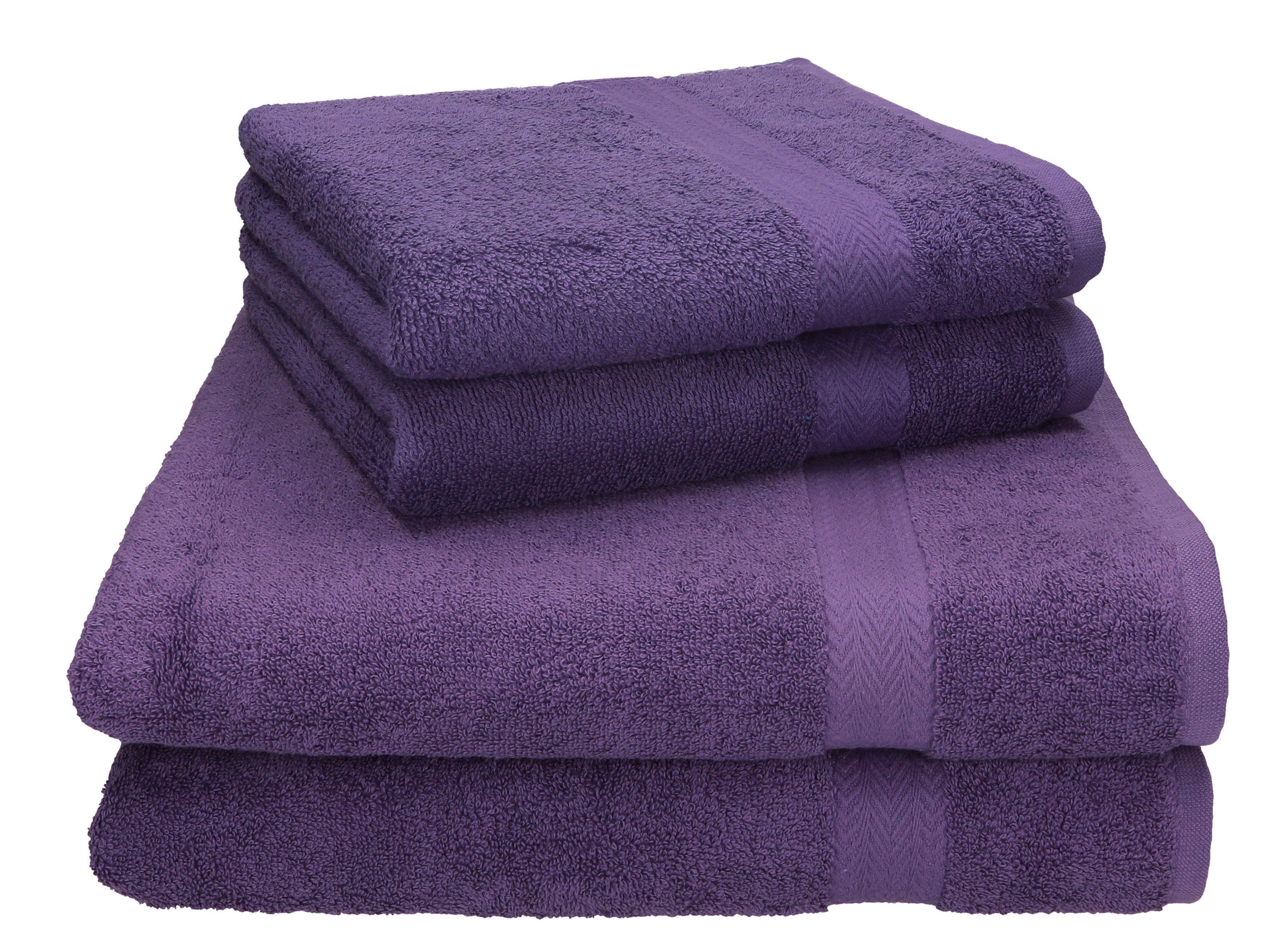 Handtuch Set 4-tlg. PREMIUM 2 Handtücher und 2 Duschtücher
