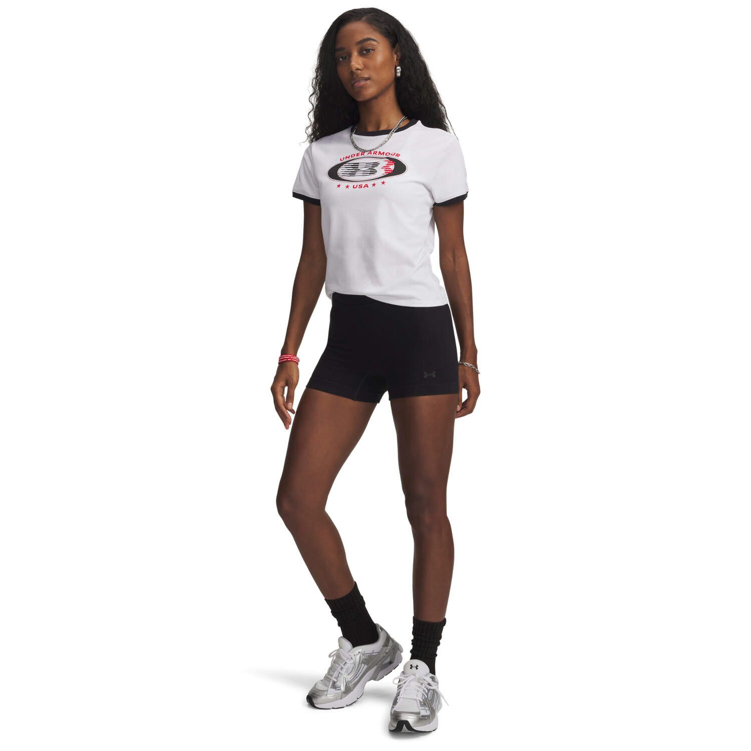 Under Armour® Trainingsshorts Under Armour Damen Short Seamless Cotton Shorty 6011164