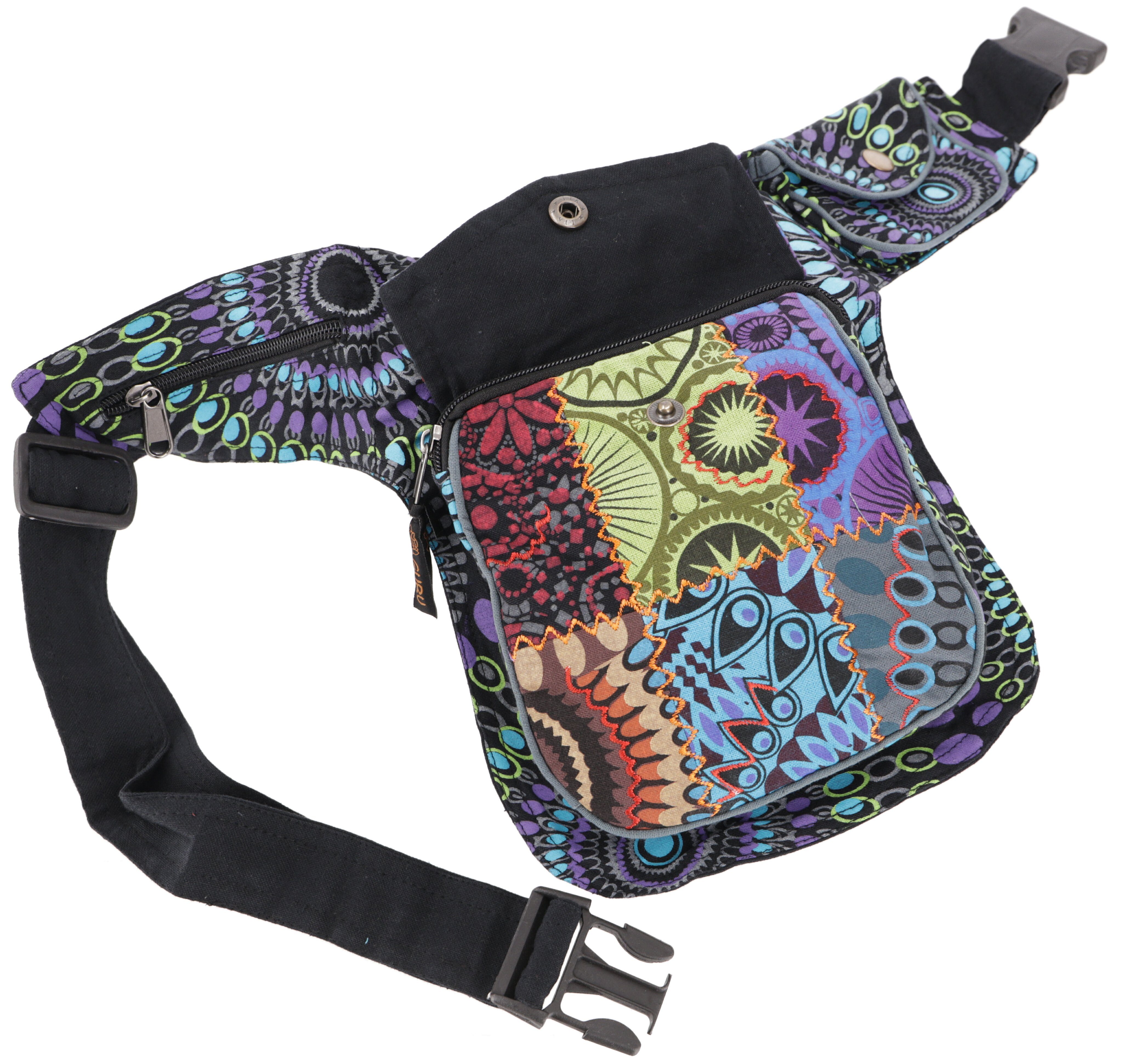 Guru-Shop Gürteltasche Stoff Sidebag & Patchwork Hüfttasche, Goa.. günstig online kaufen