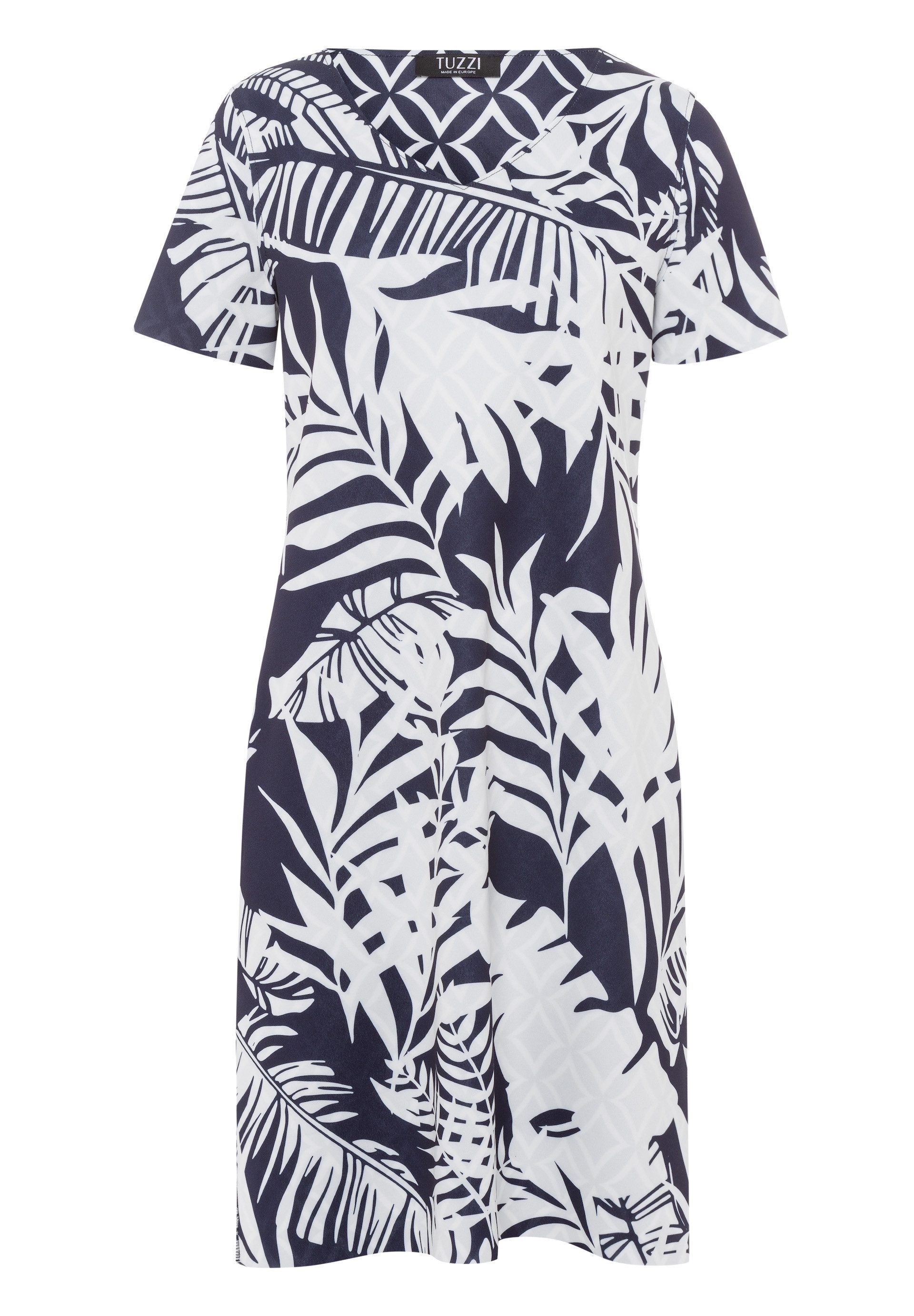 TUZZI Jerseykleid mit tropischem Blätterprint günstig online kaufen