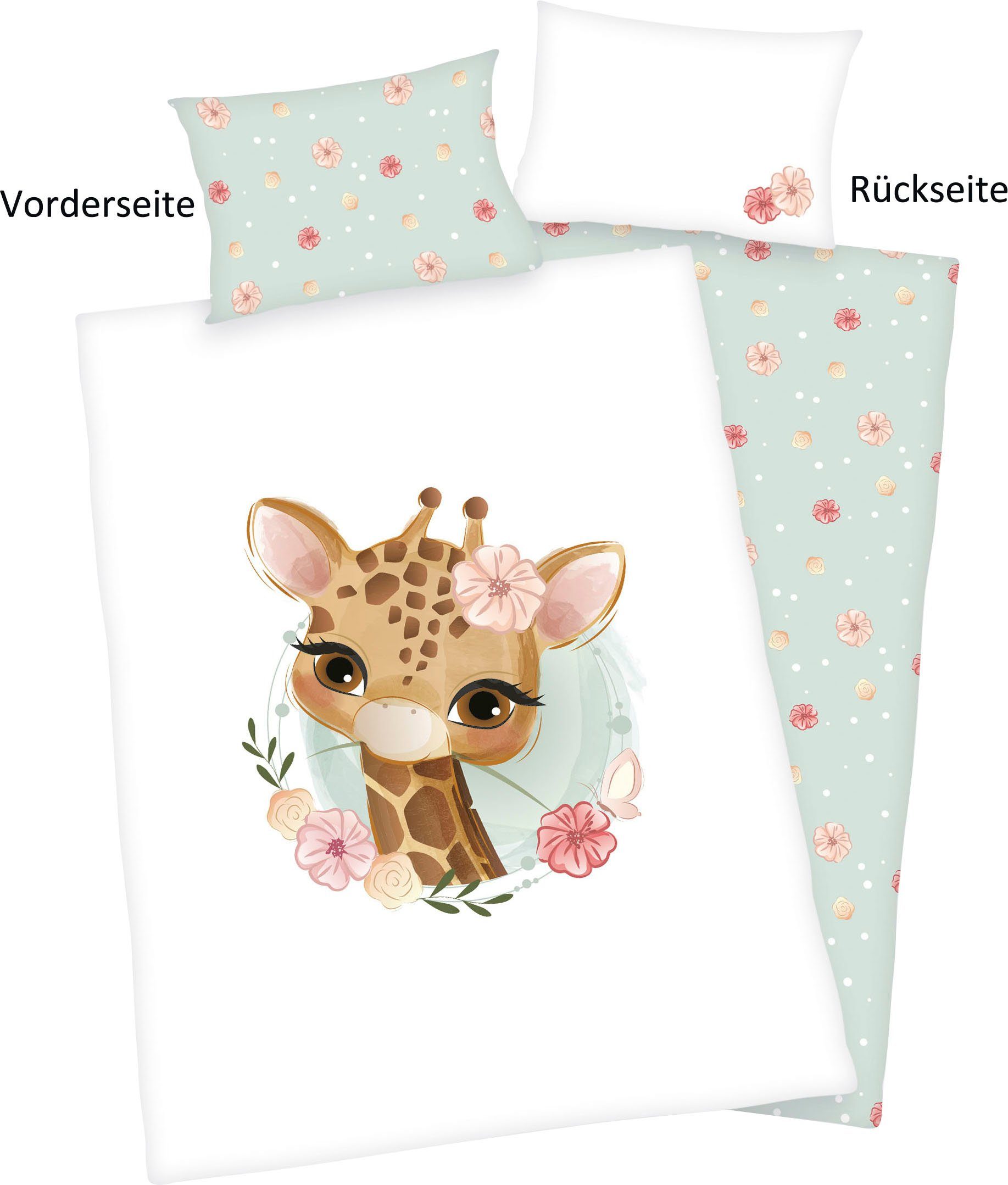 Baby Best Babybettwäsche Giraffe, Renforcé, 2 günstig online kaufen